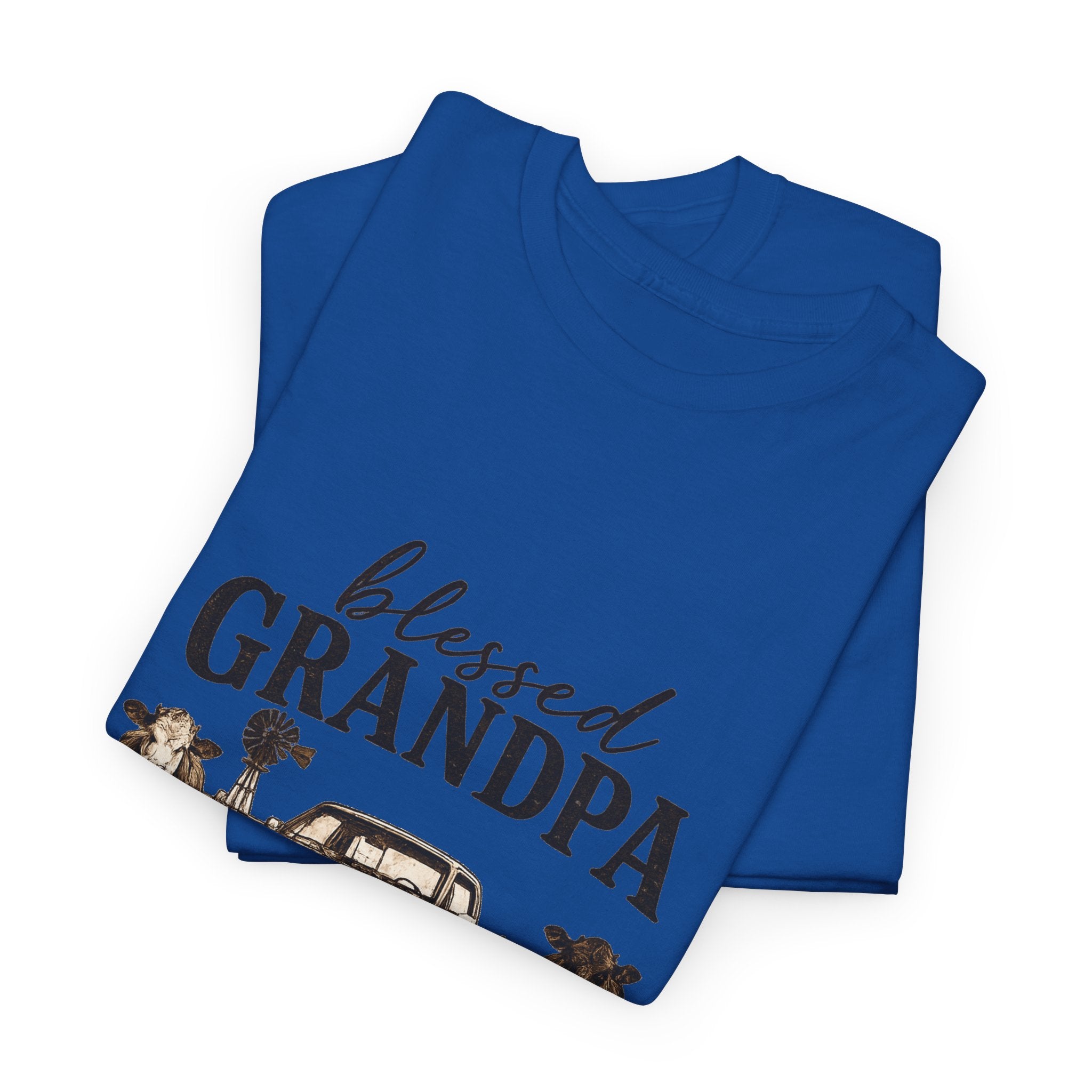 Blessed Grandpa T-Shirt – Vintage Truck Family Tee for Grandfathers