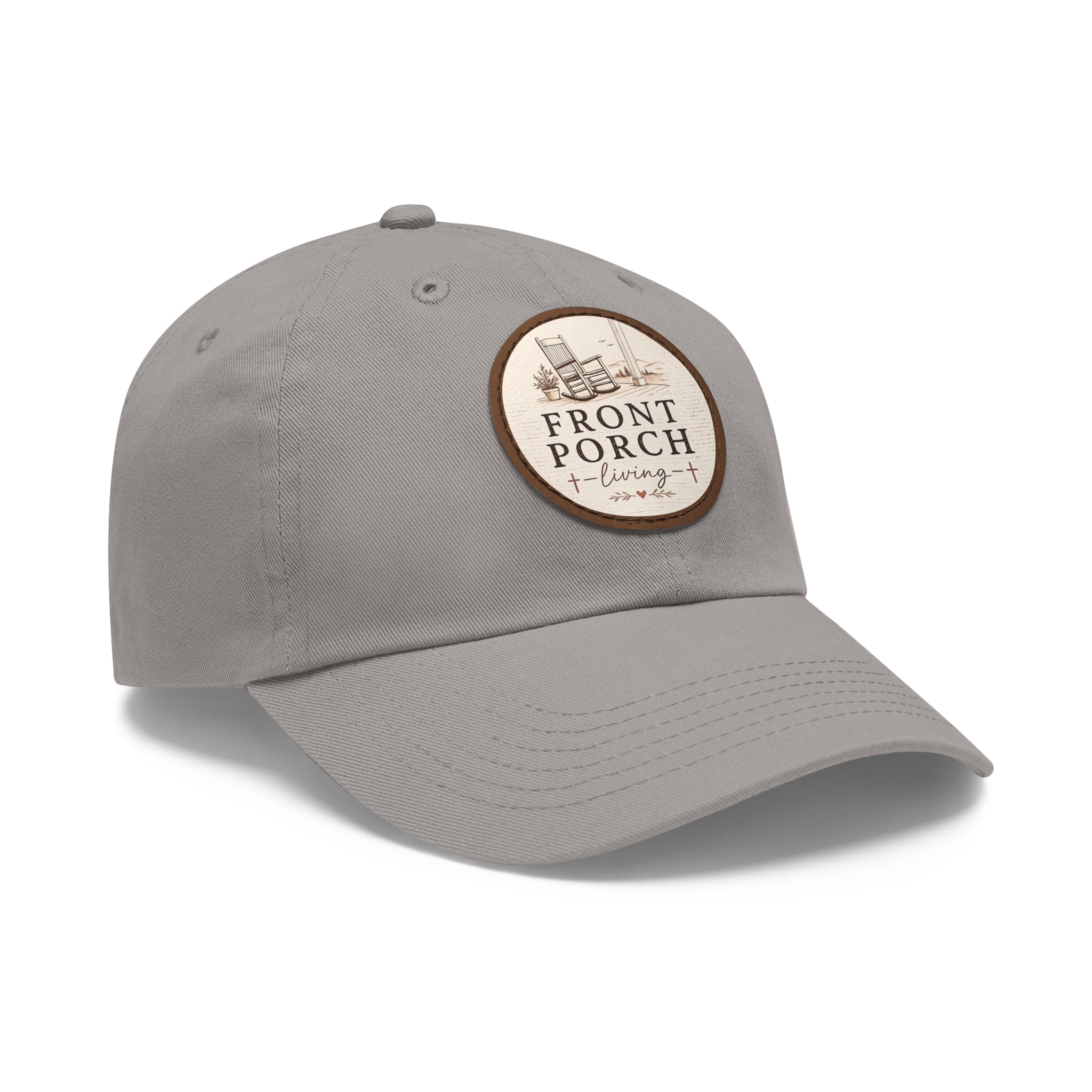 Front Porch Living - Leather Patch (round)