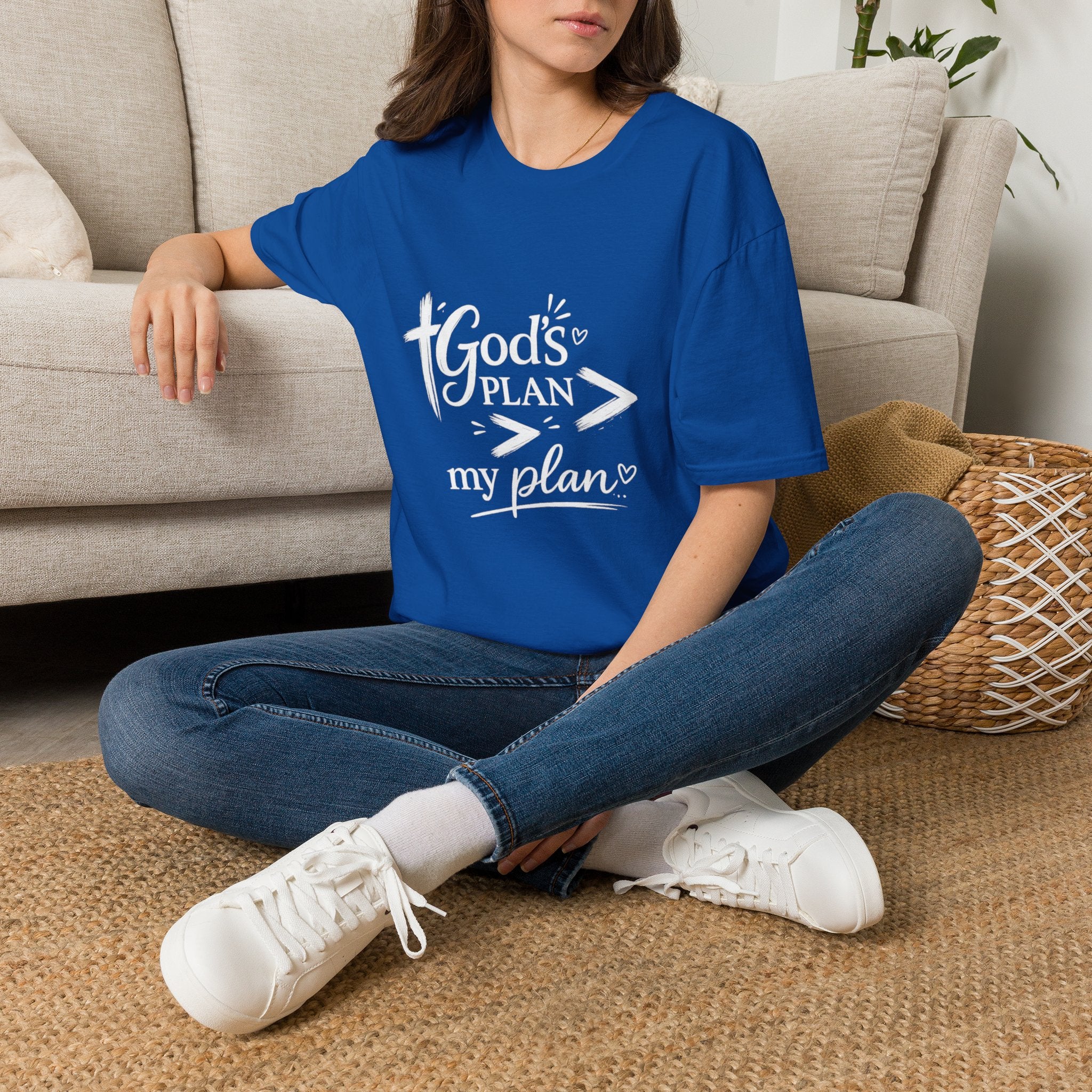 God's Plan T-Shirt — Faith-Inspired Christian Tee (God's Plan > My Plan)