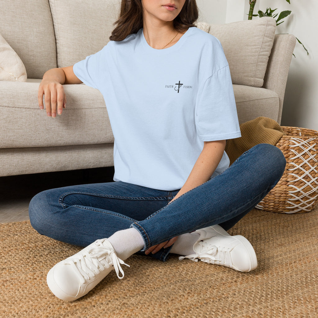 Faith & Fishing T-Shirt — Christian Fishing Graphic Tee