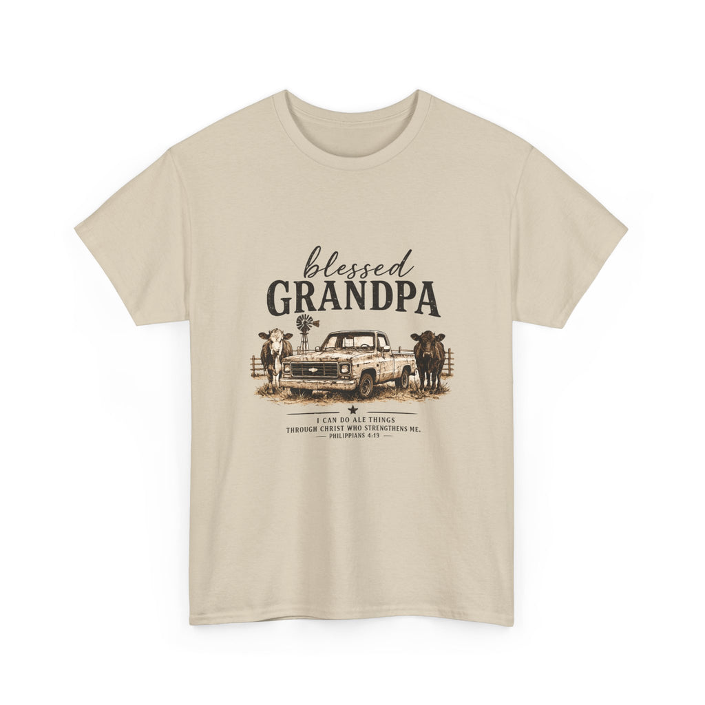 Blessed Grandpa Vintage Truck Tee