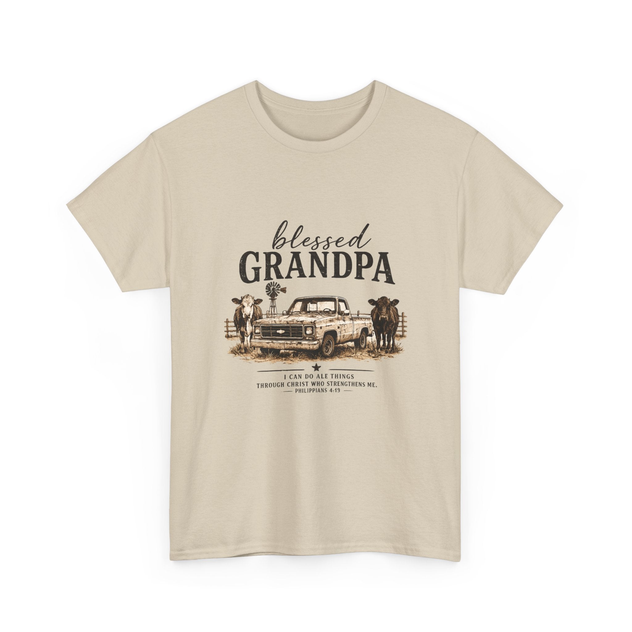 Blessed Grandpa Vintage Truck Tee