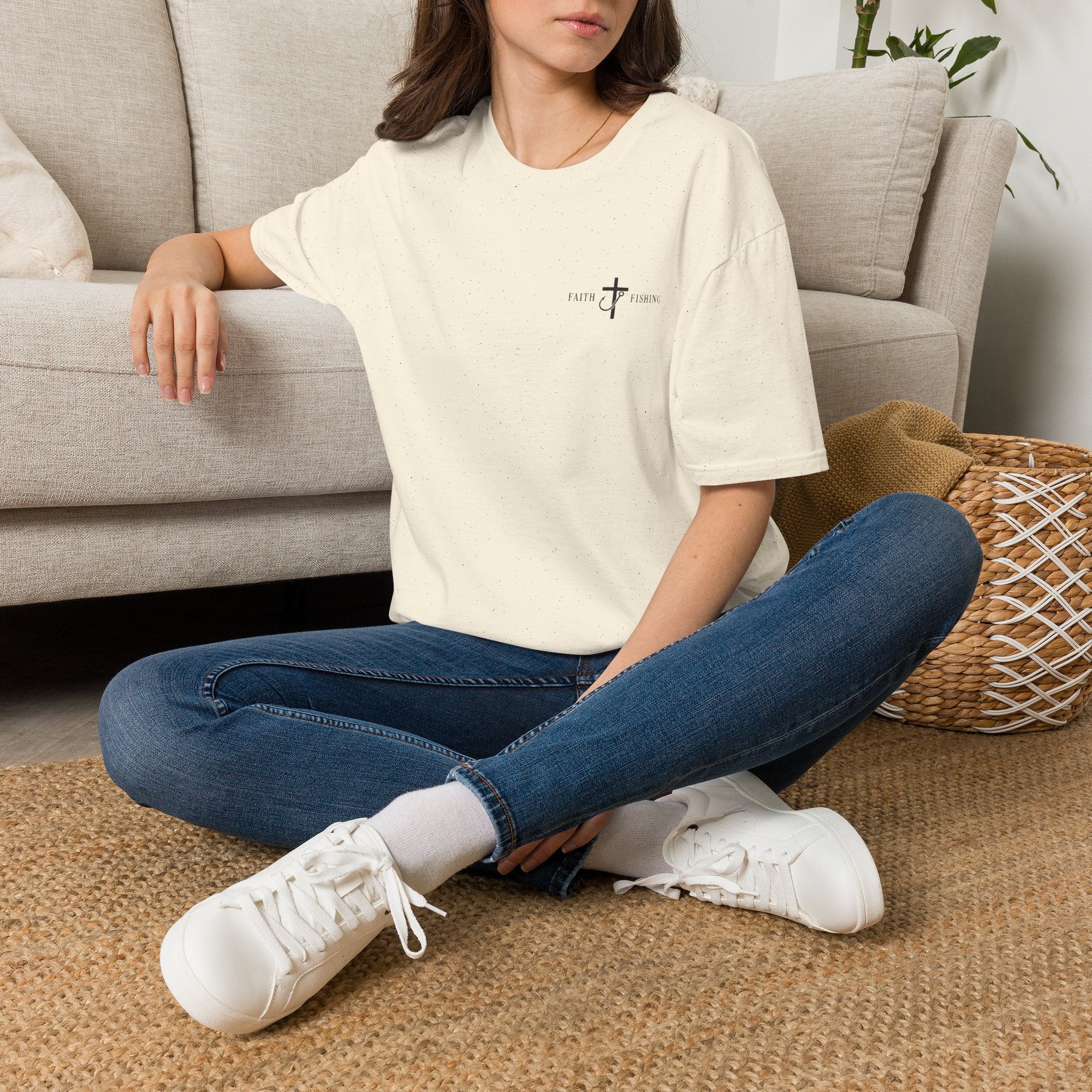 Faith & Fishing T-Shirt — Christian Fishing Graphic Tee