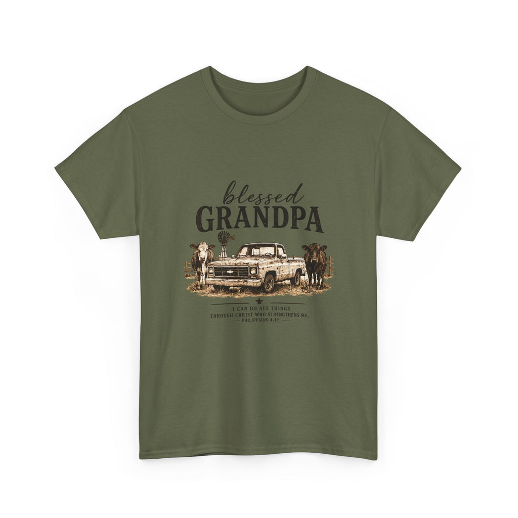 Blessed Grandpa Vintage Truck Tee