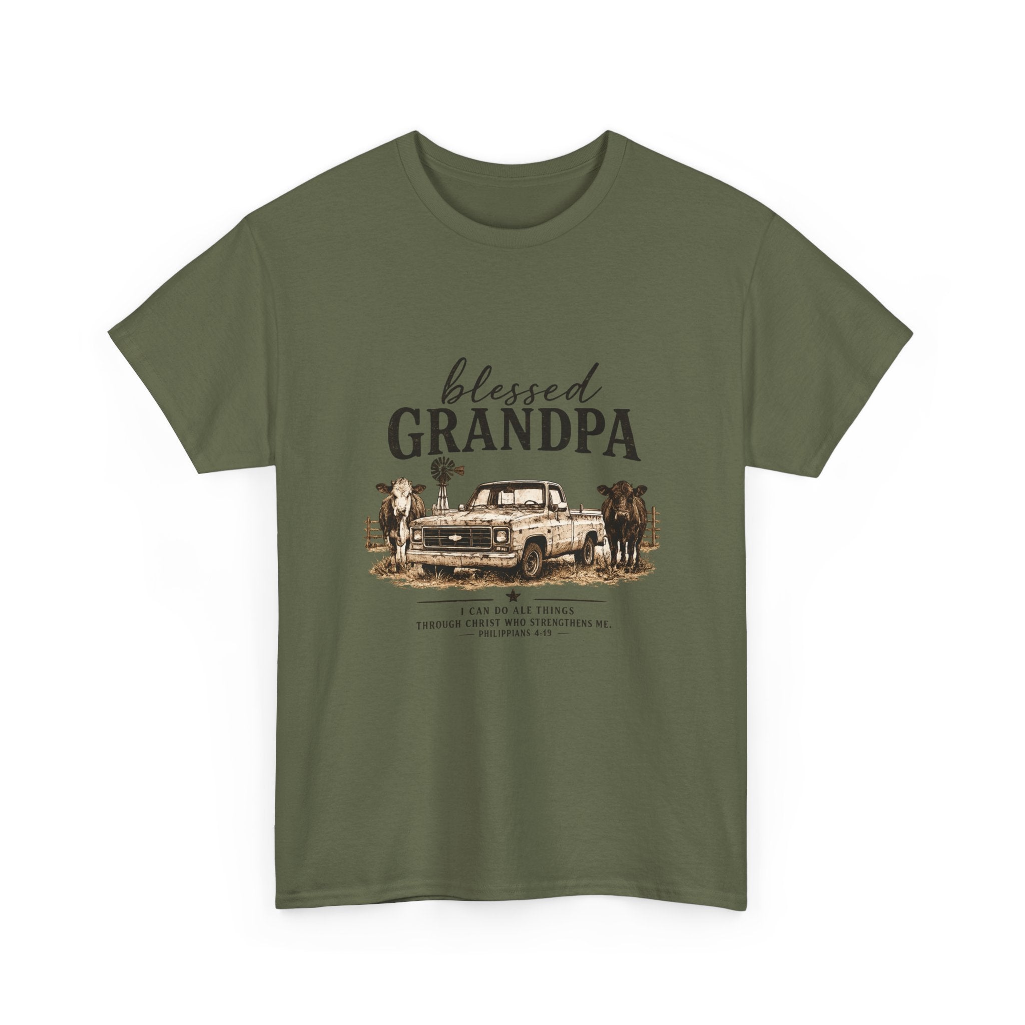 Blessed Grandpa Vintage Truck Tee