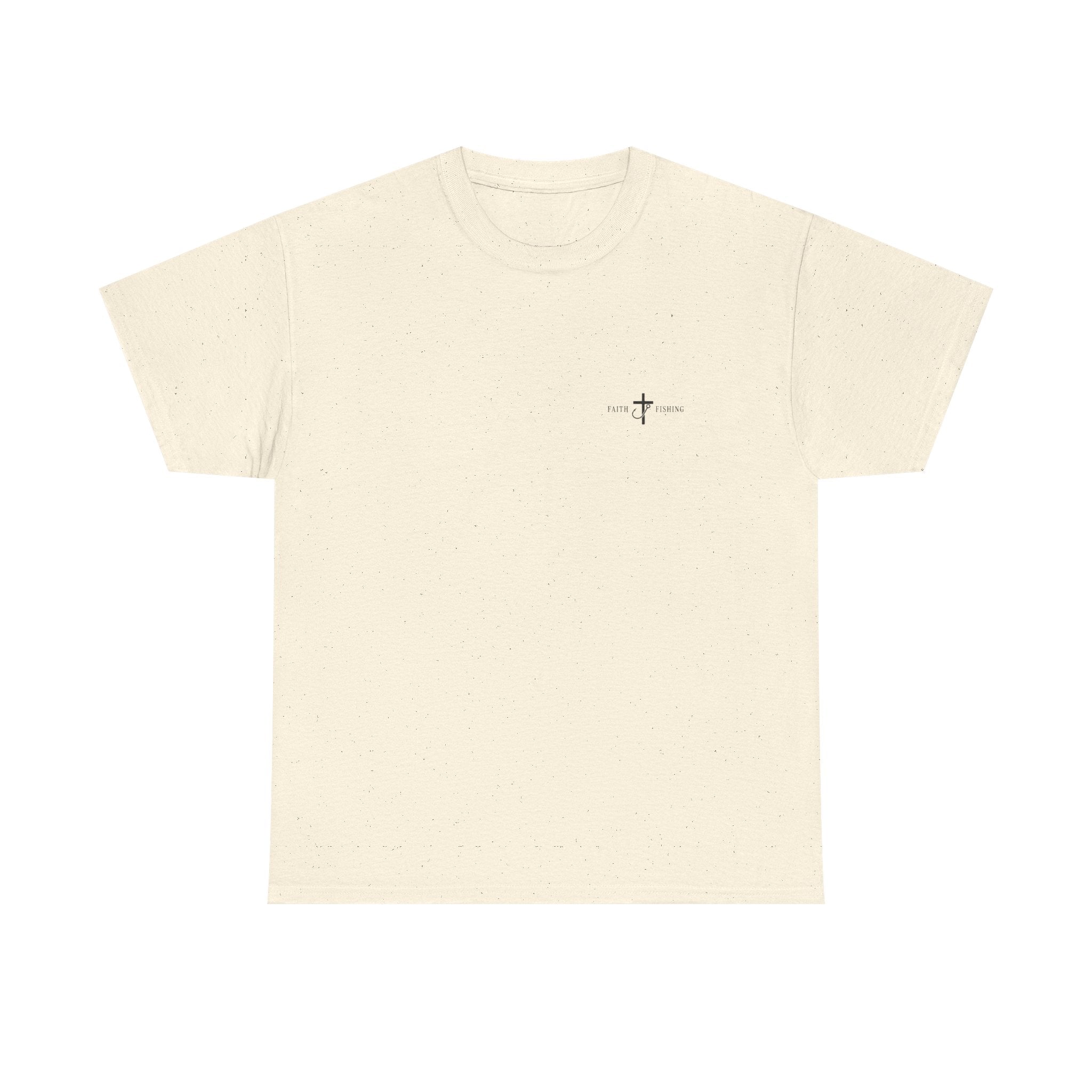 Fishing T‑Shirt — "Cast. Pray. Repeat." Christian Fishing Tee
