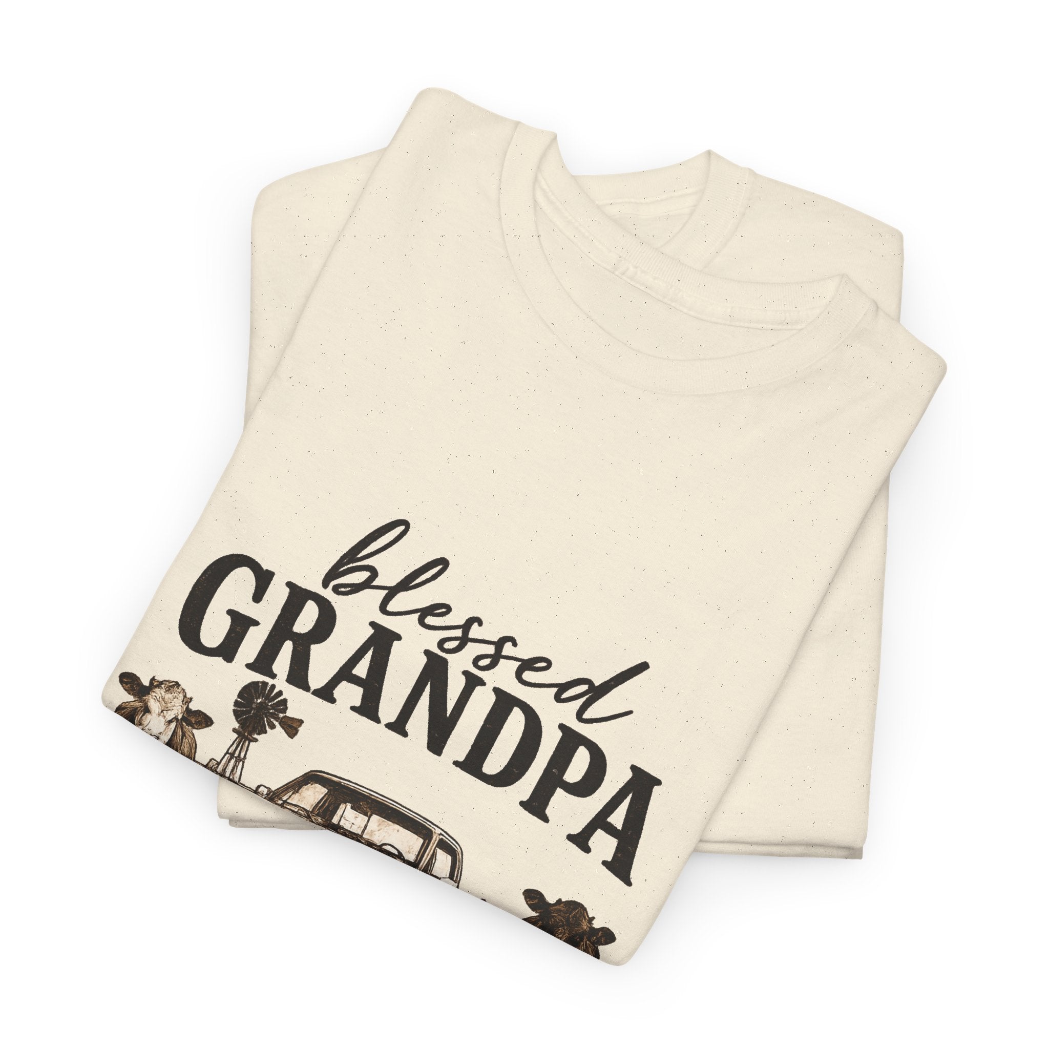 Blessed Grandpa T-Shirt – Vintage Truck Family Tee for Grandfathers