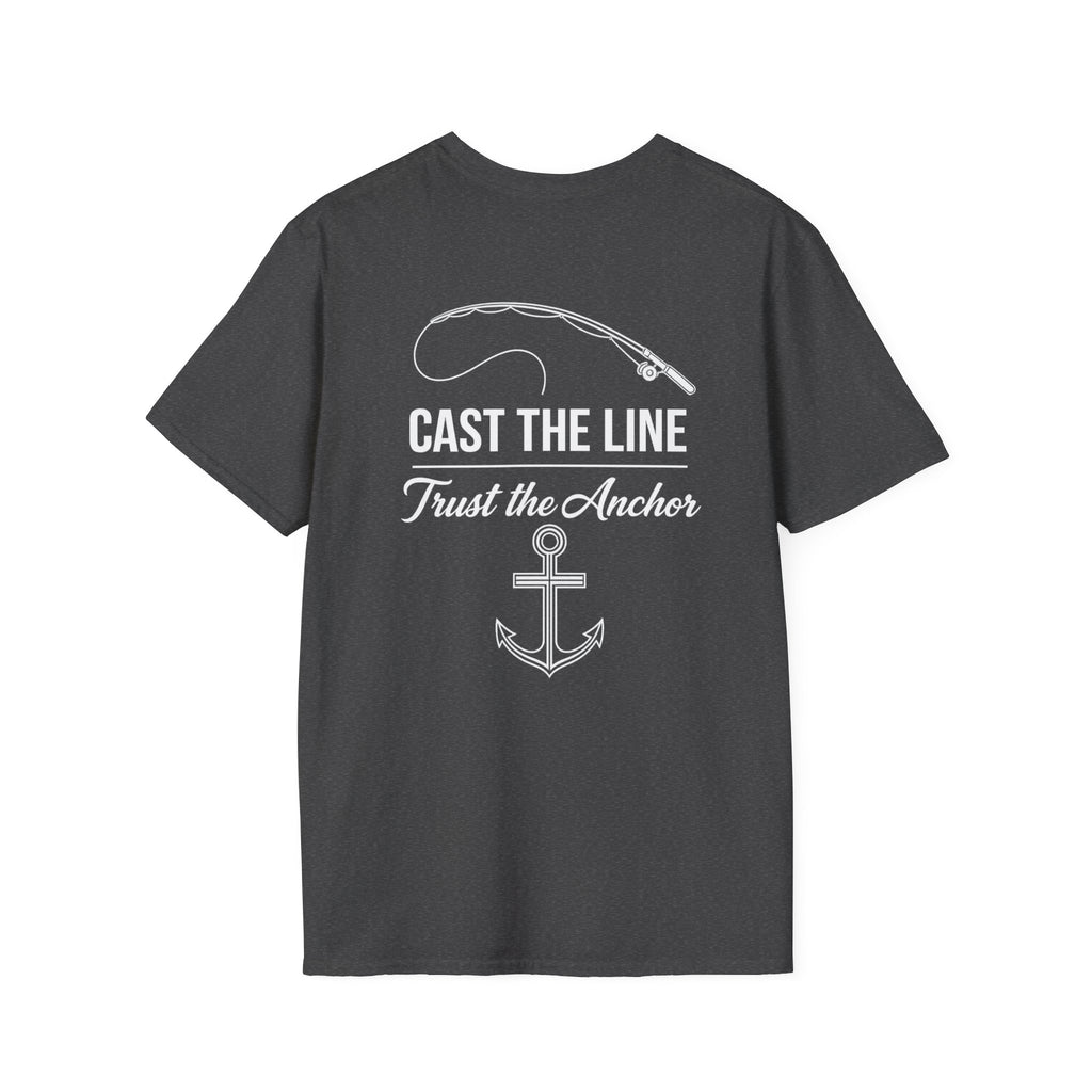 Faith & Fishing Cross T-Shirt — Christian Fishing Tee