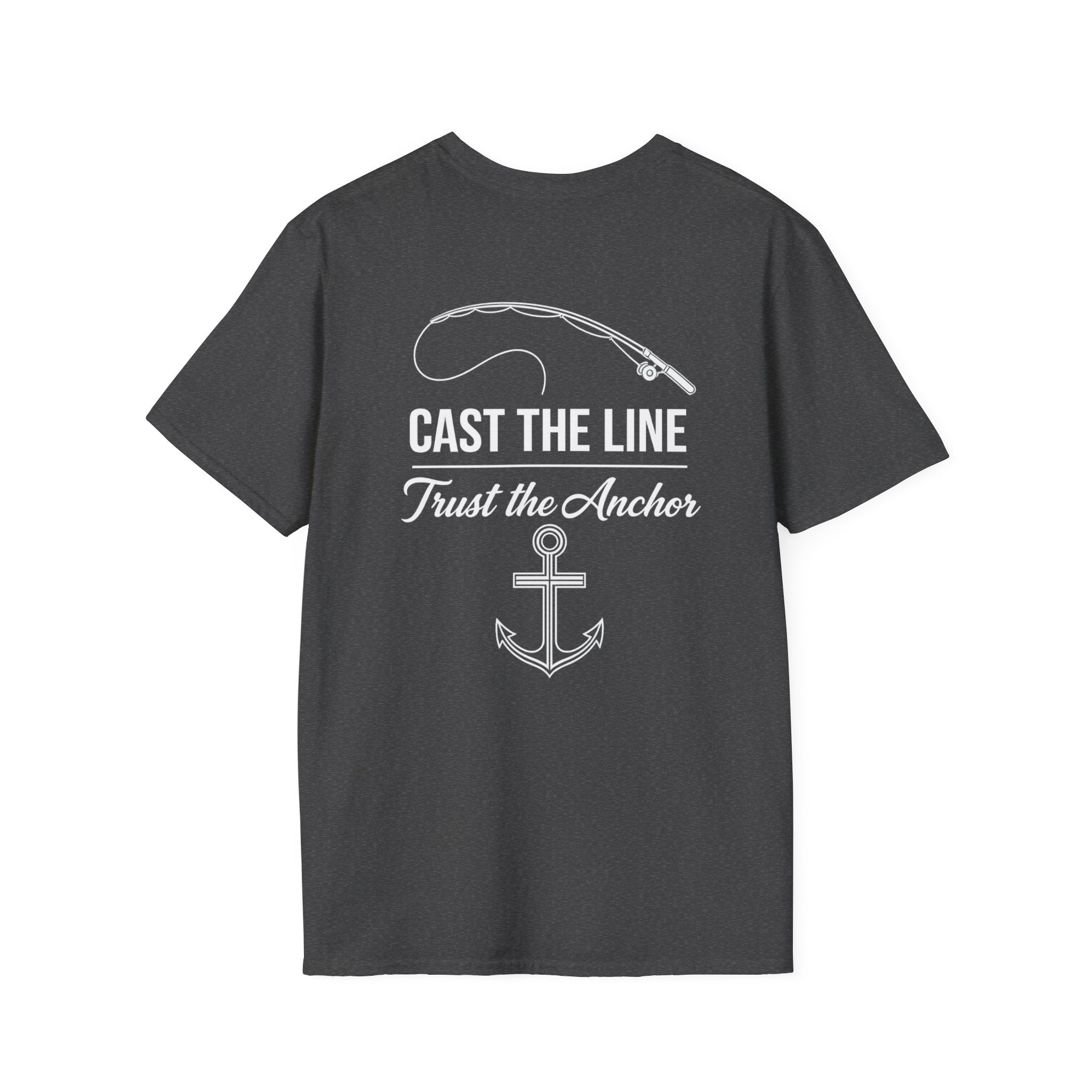 Faith & Fishing Cross T-Shirt — Christian Fishing Tee
