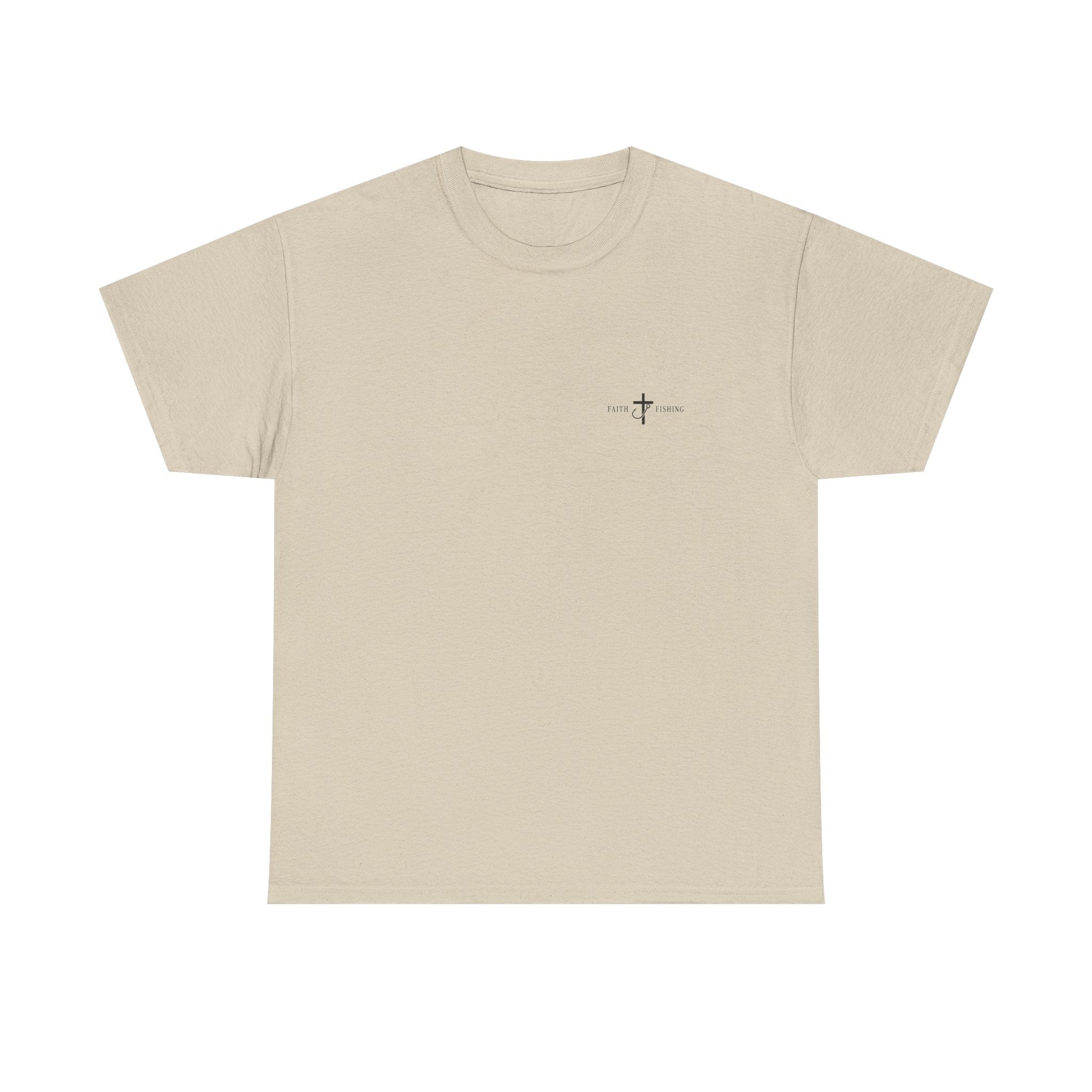 Fishing T‑Shirt — "Cast. Pray. Repeat." Christian Fishing Tee
