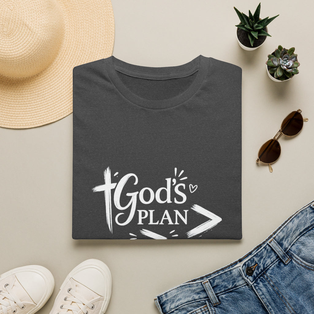 God's Plan T-Shirt — Faith-Inspired Christian Tee (God's Plan > My Plan)