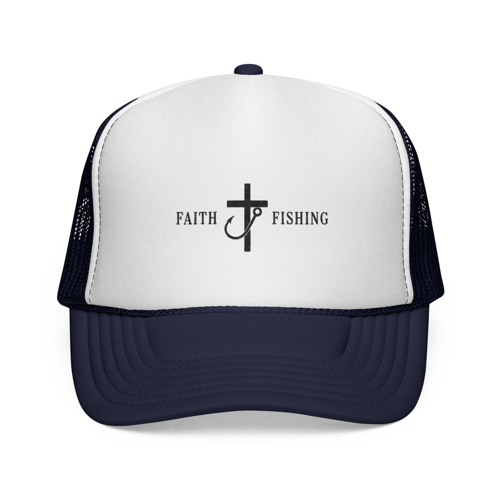 Faith & Fishing Trucker Cap — Christian Fishing Hat