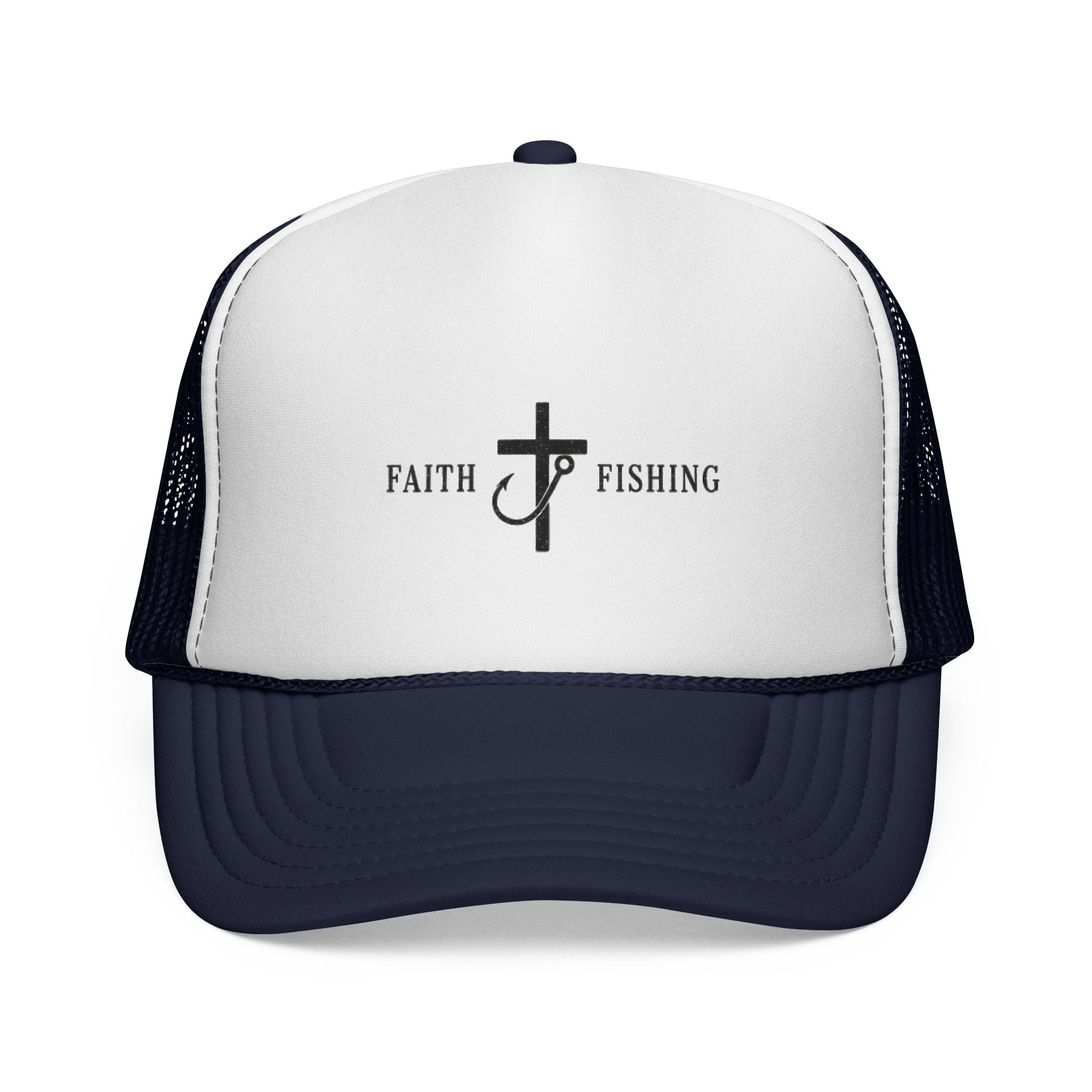 Faith & Fishing Trucker Cap — Christian Fishing Hat