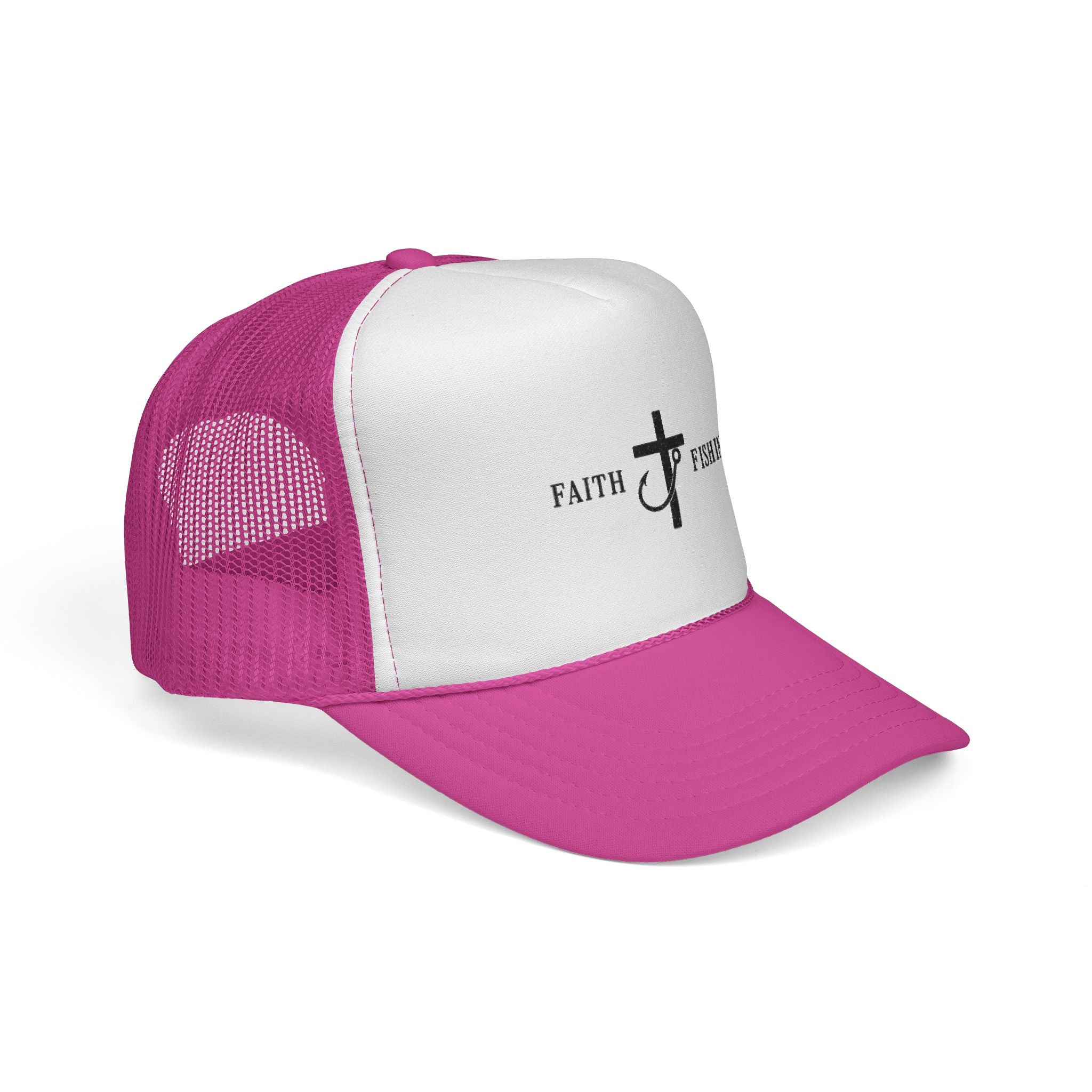 Faith & Fishing Trucker Cap — Christian Fishing Hat