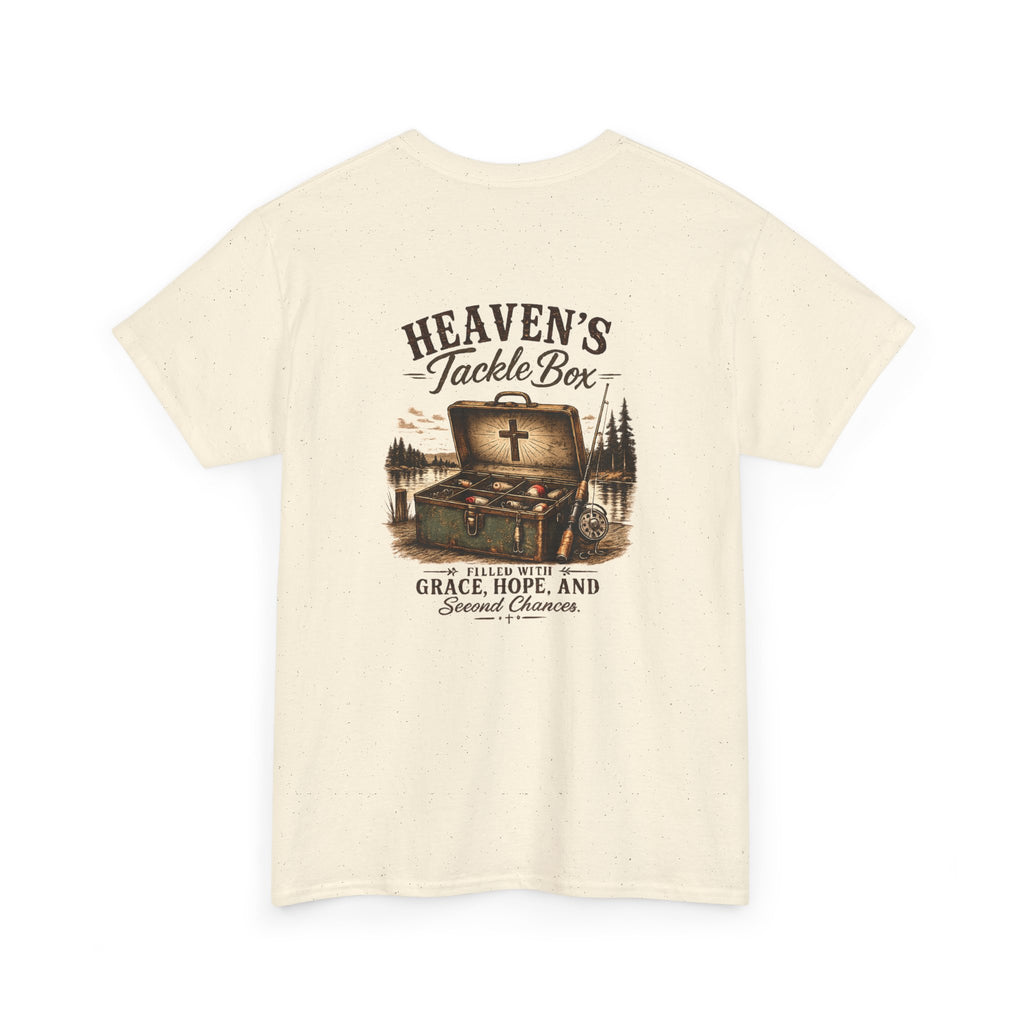 Heaven’s Tackle Box T-Shirt — Grace, Hope & Second Chances