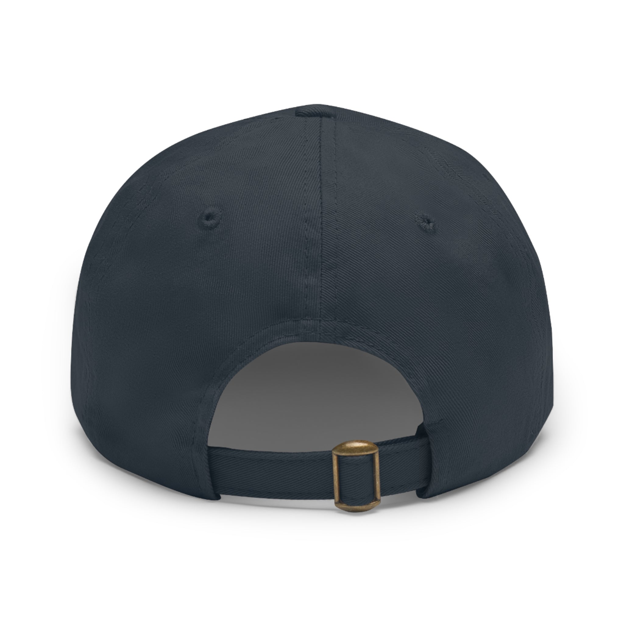 Leather Patch Dad Hat — “Give Him Your All” Embroidered Baseball Cap