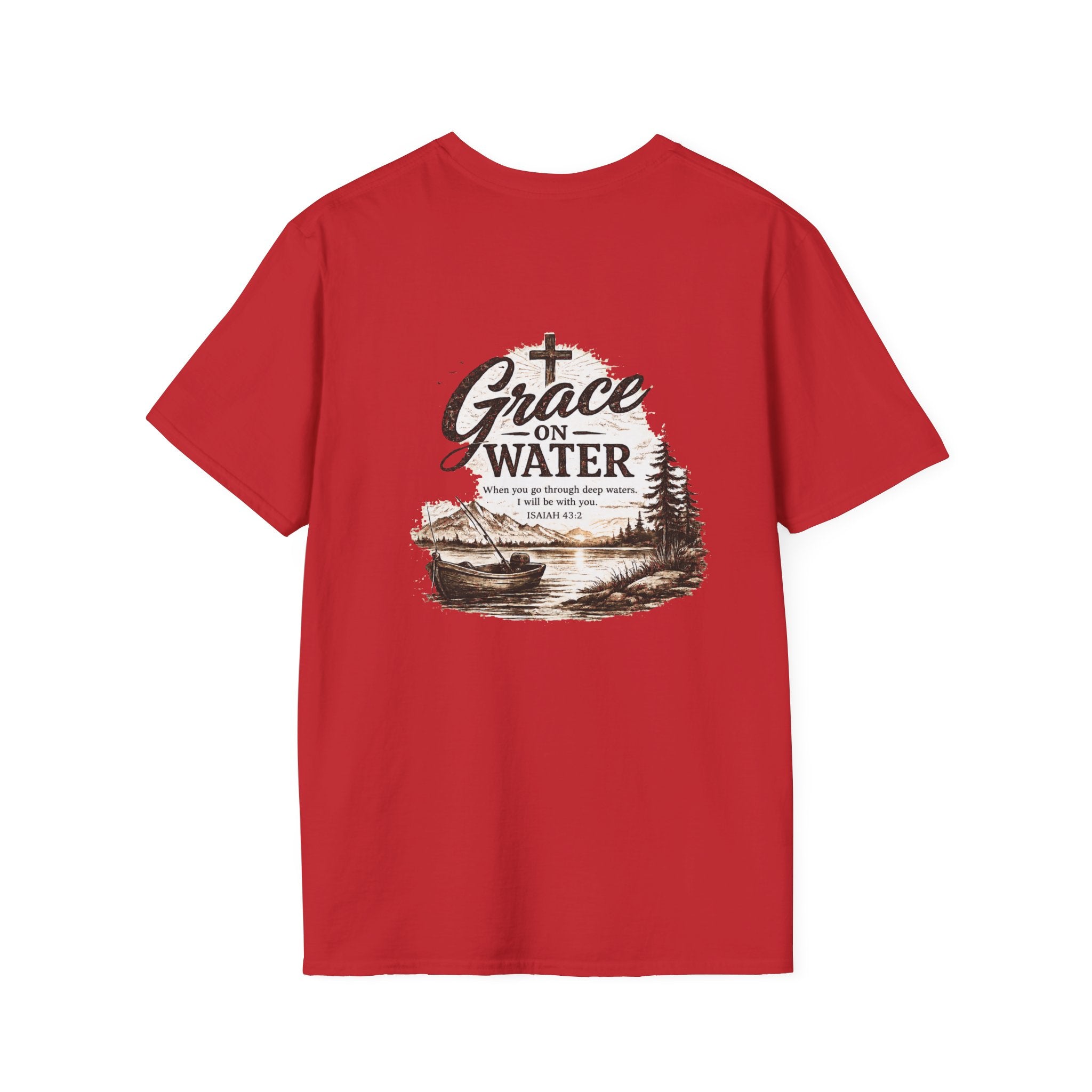 Grace on Water T-Shirt — Minimal Christian Tee