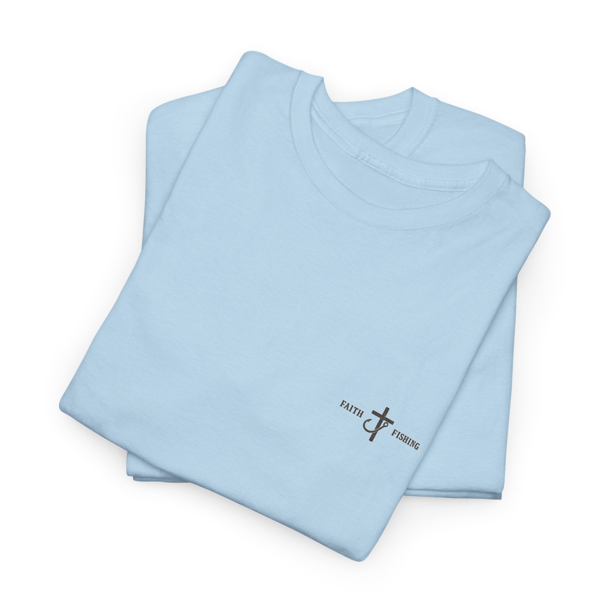Heaven's Tackle Box T-Shirt — Grace, Hope & Faith Fishing Graphic Tee