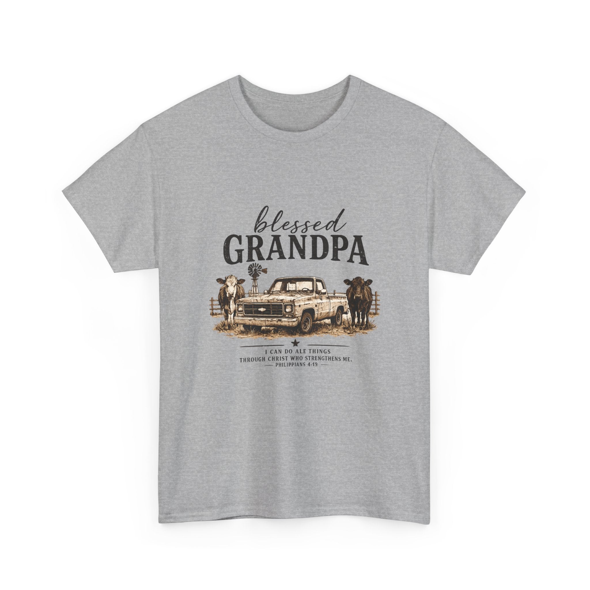 Blessed Grandpa Vintage Truck Tee