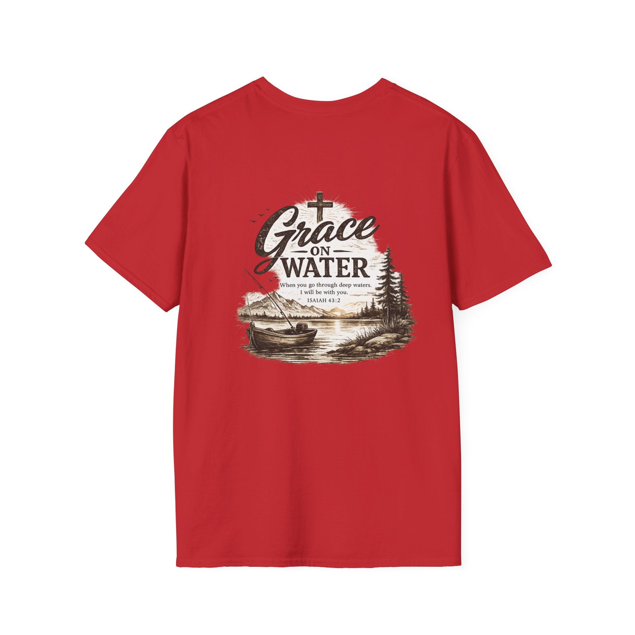 Grace on Water T-Shirt — Minimal Christian Tee