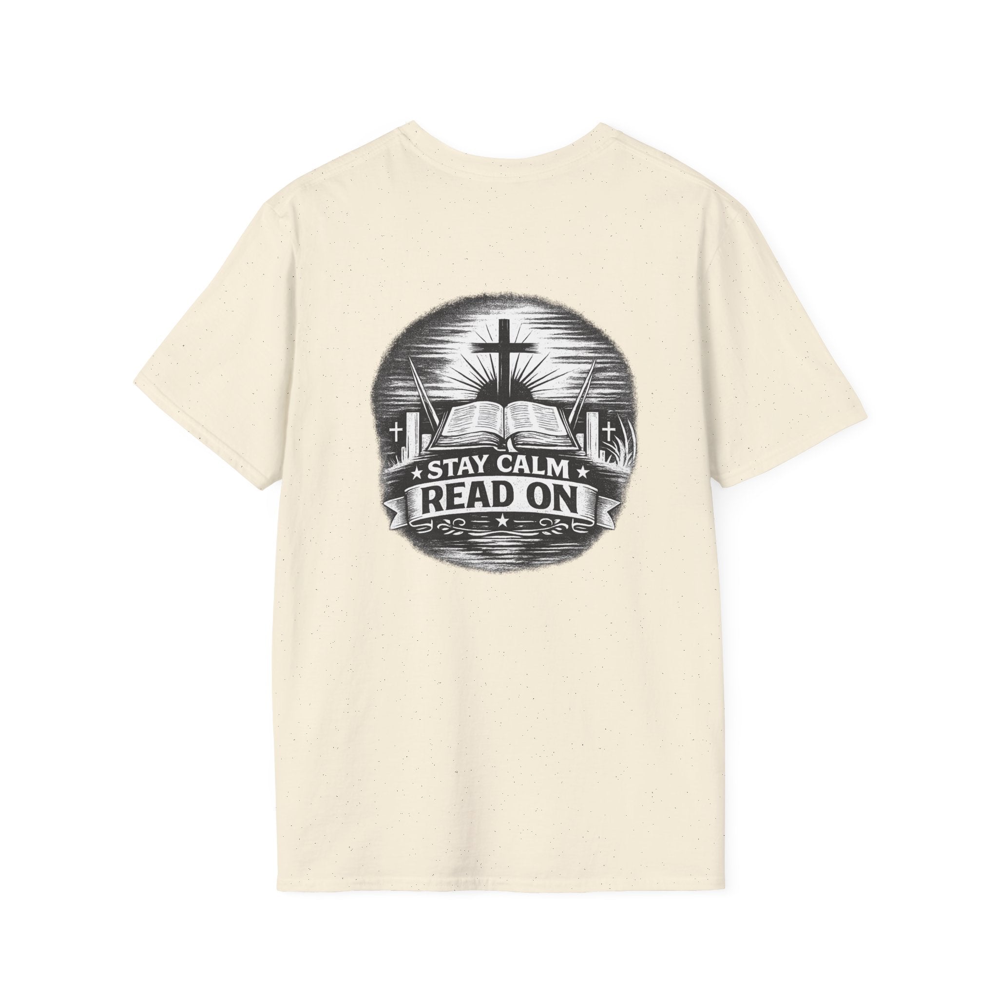 Trust God Cross T-Shirt — Minimal Christian Faith Tee