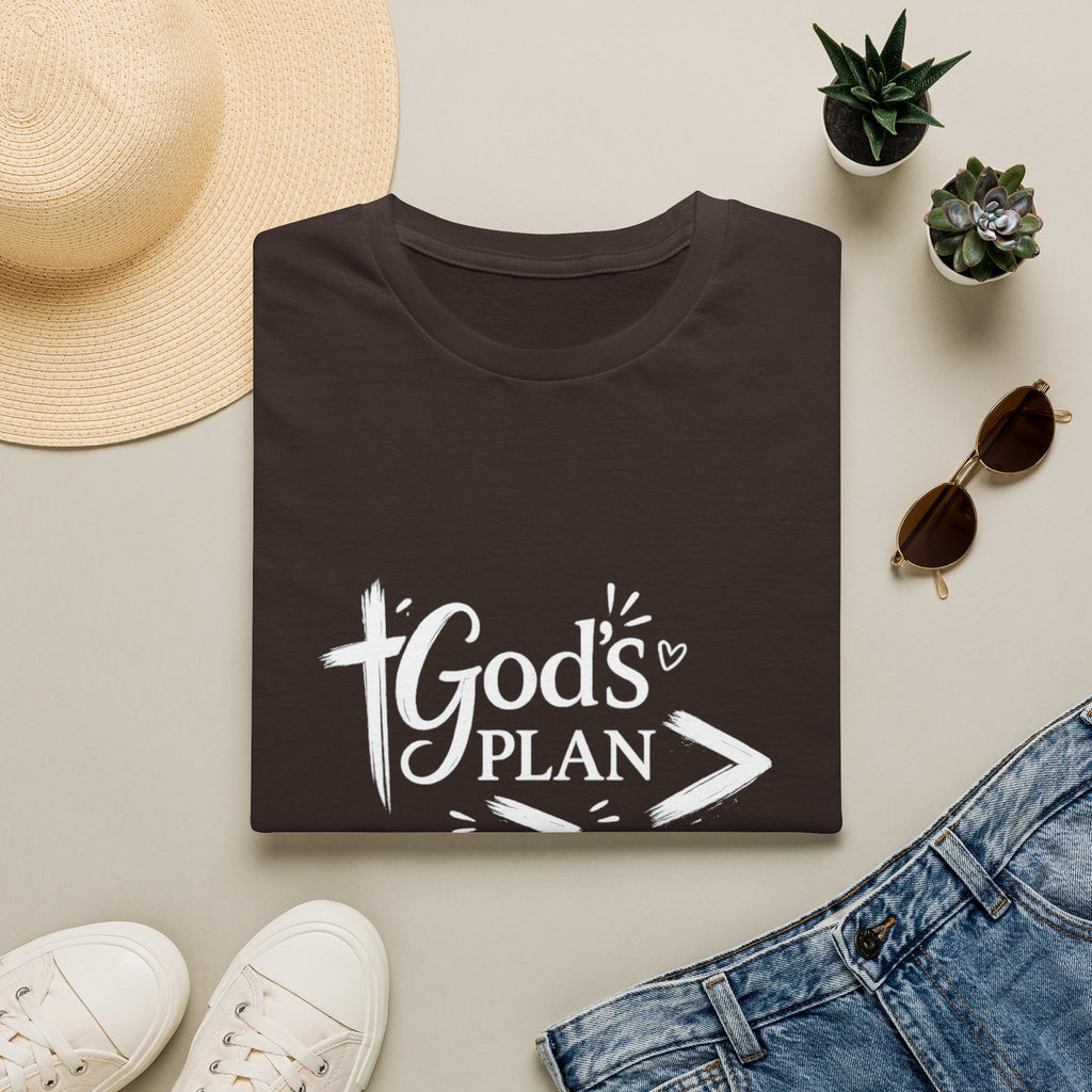 God's Plan T-Shirt — Faith-Inspired Christian Tee (God's Plan > My Plan)