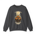 Autumn Pumpkin Crewneck Sweatshirt — "Planted in the Dark, Raised in His Light" Fall Christian Pullover