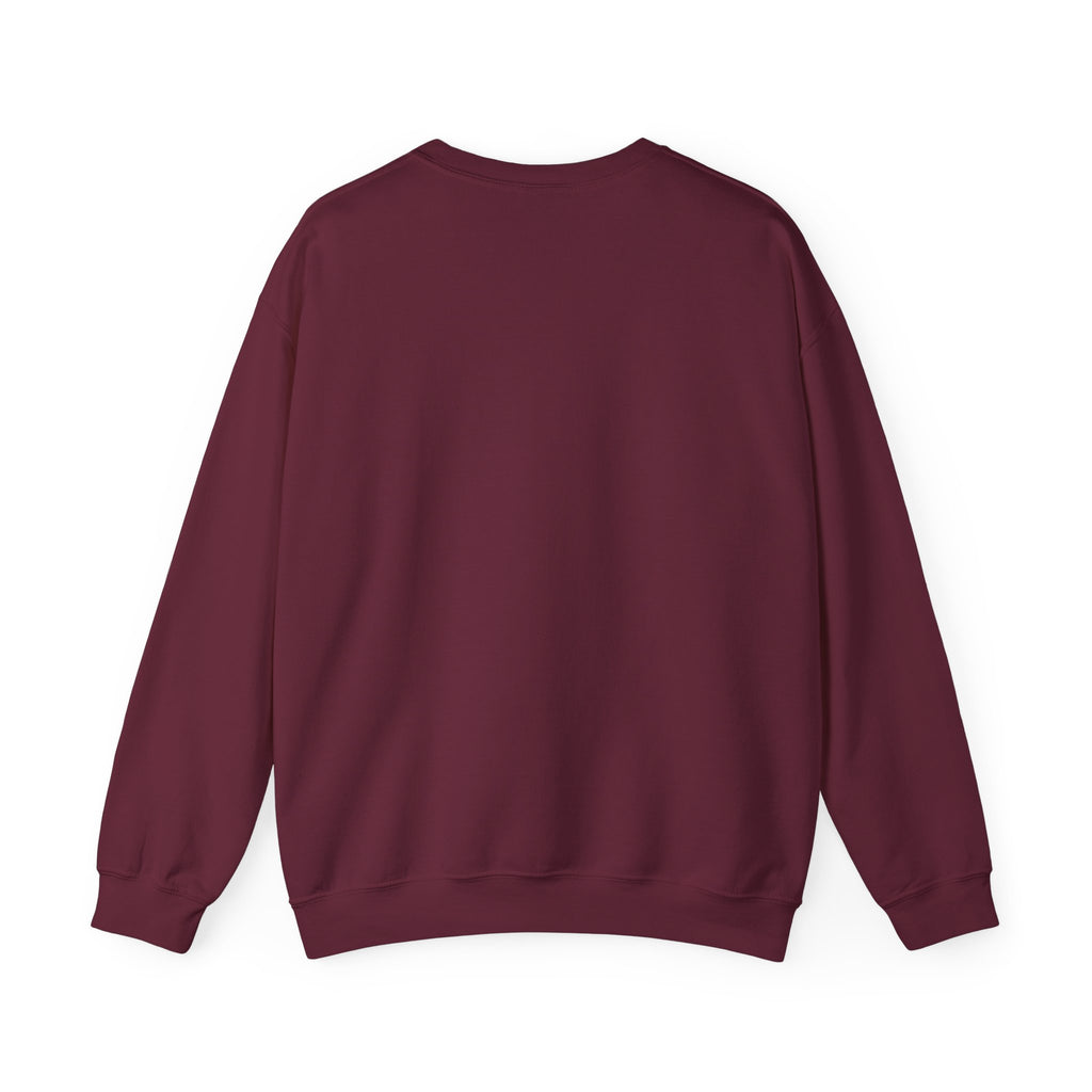 Crewneck Sweatshirt — "Leaves Fallin' & Deer Callin'" Rustic Hunting Graphic