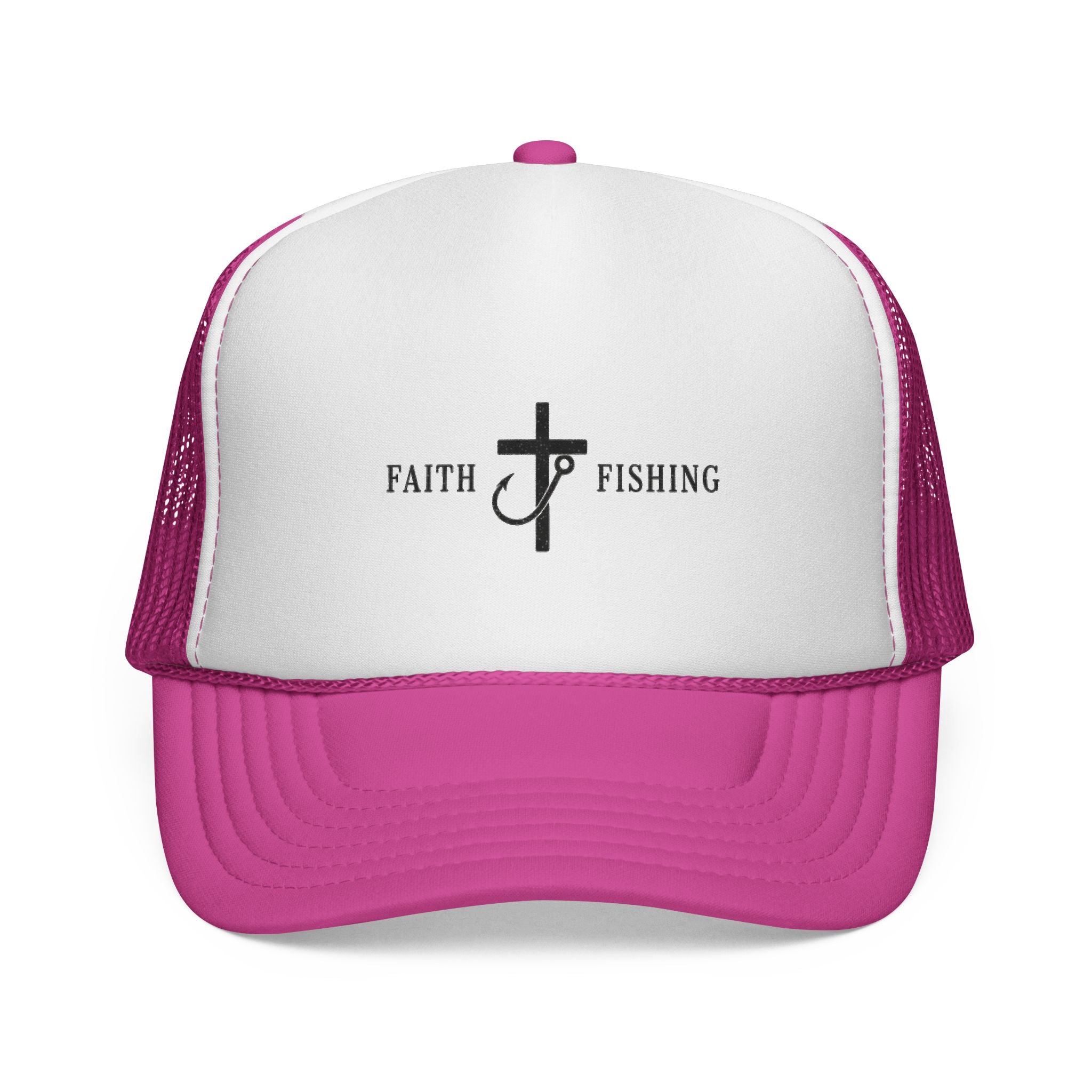 Faith & Fishing Trucker Cap — Christian Fishing Hat
