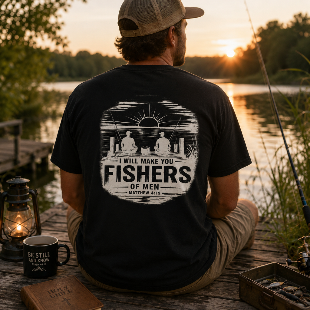 Follow Me Christian T-Shirt — Faith Cross Graphic Tee