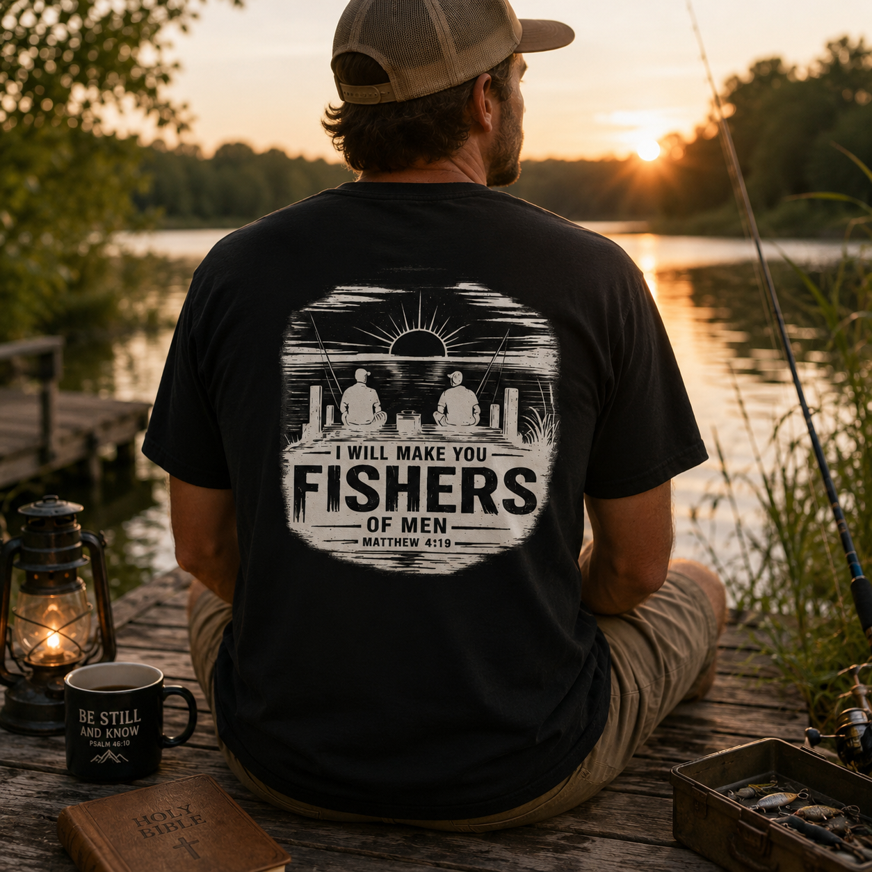 Follow Me Christian T-Shirt — Faith Cross Graphic Tee