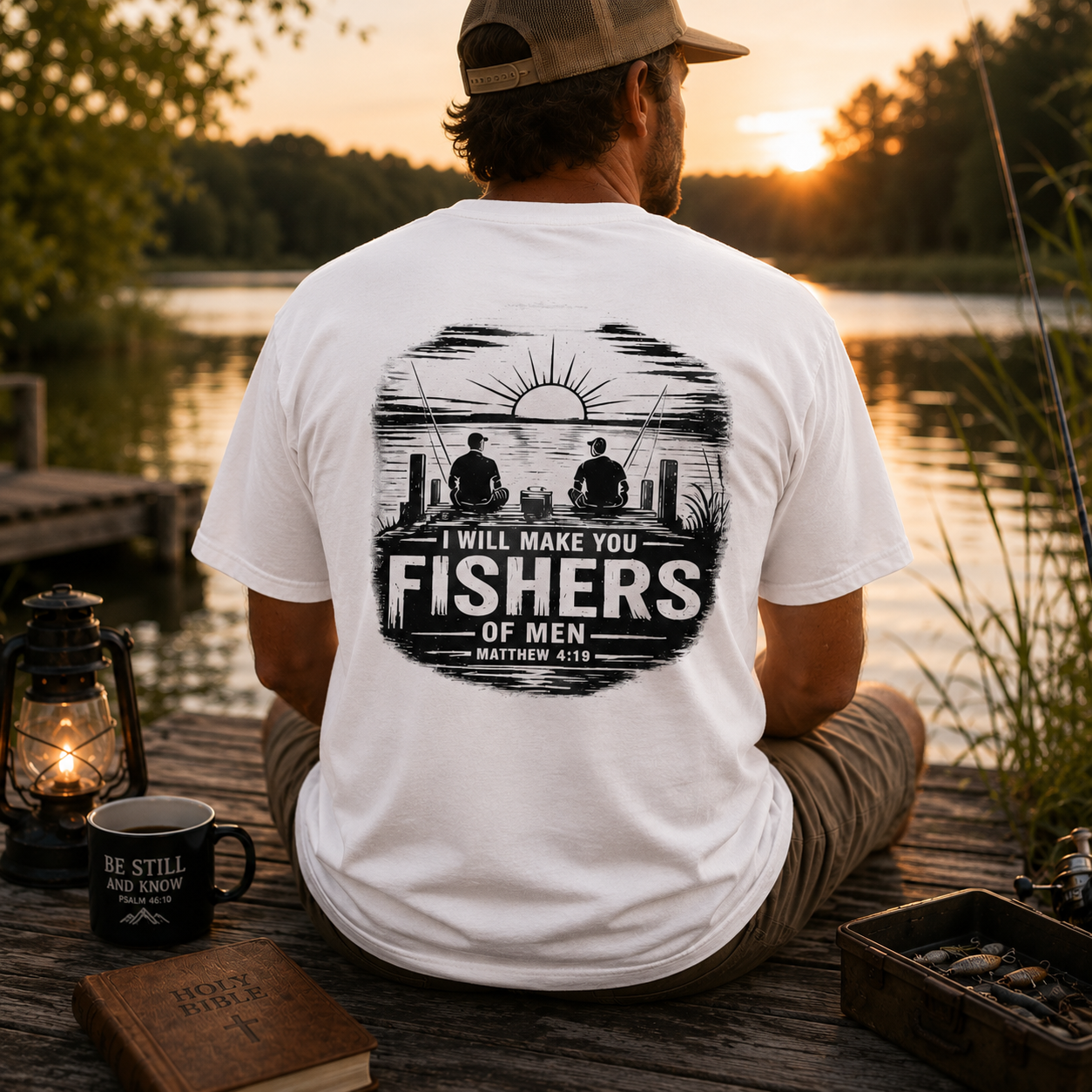 Follow Me T-Shirt — Christian Faith Cross Tee
