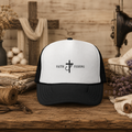 Faith & Fishing Trucker Cap — Christian Fishing Hat