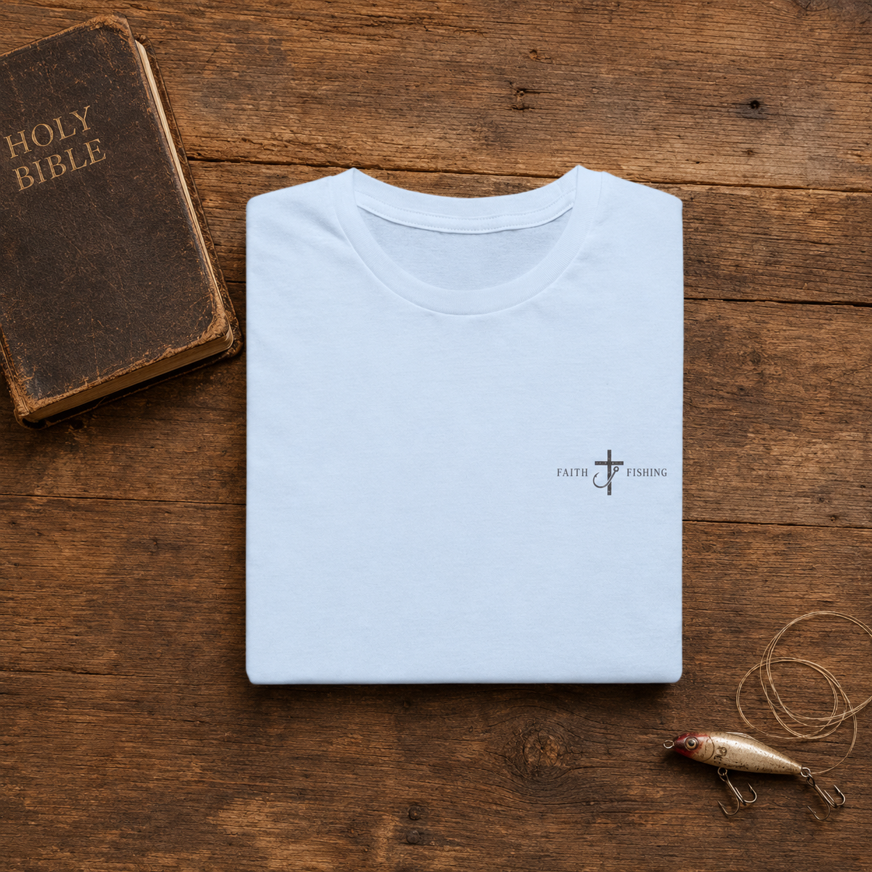 Grace on Water T-Shirt — Minimal Christian Tee