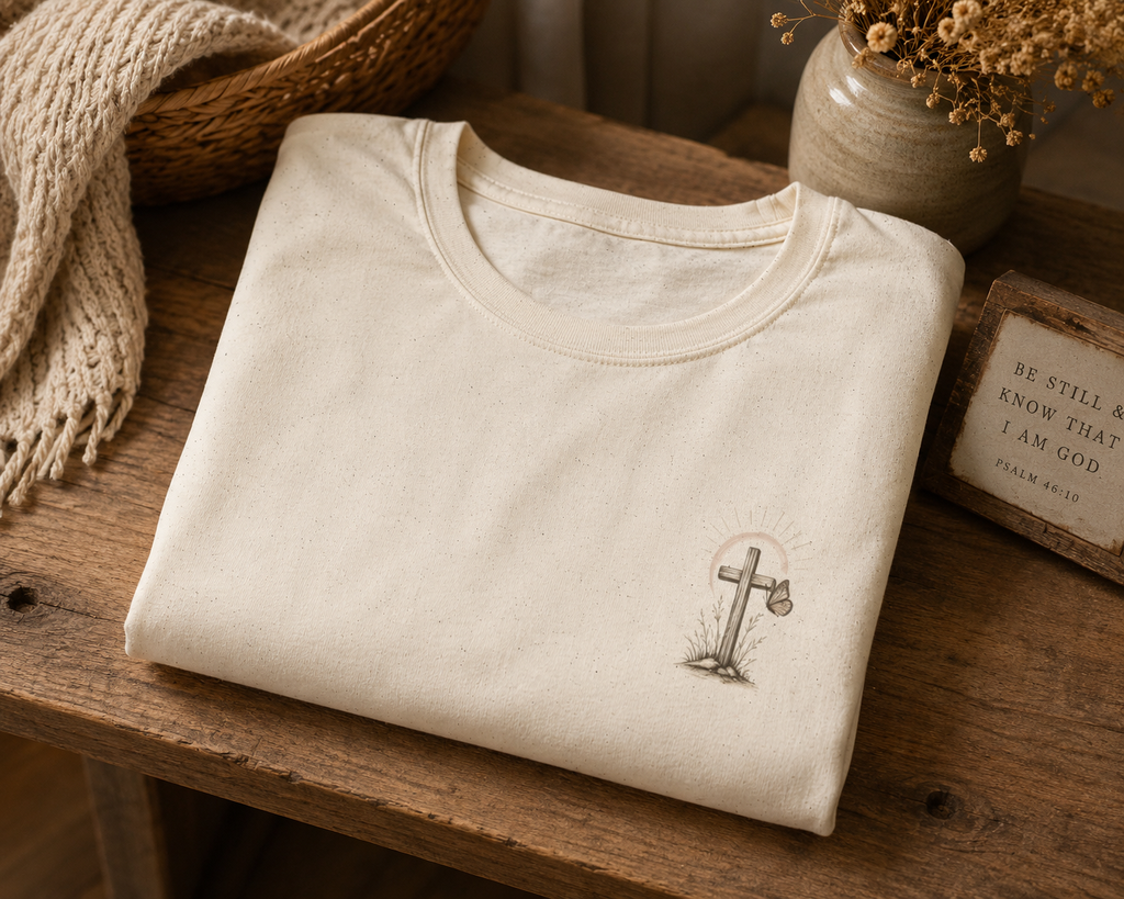 Philippians 4.13 Cross Tee — Minimal Christian Tee