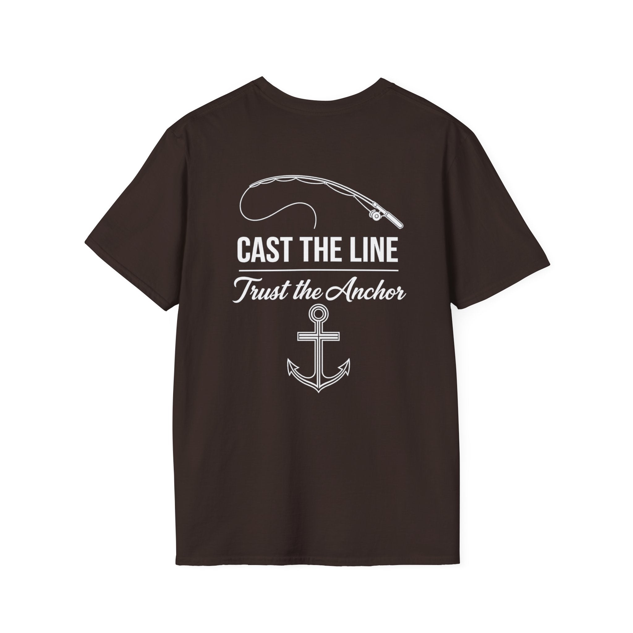 Faith & Fishing Cross T-Shirt — Christian Fishing Tee