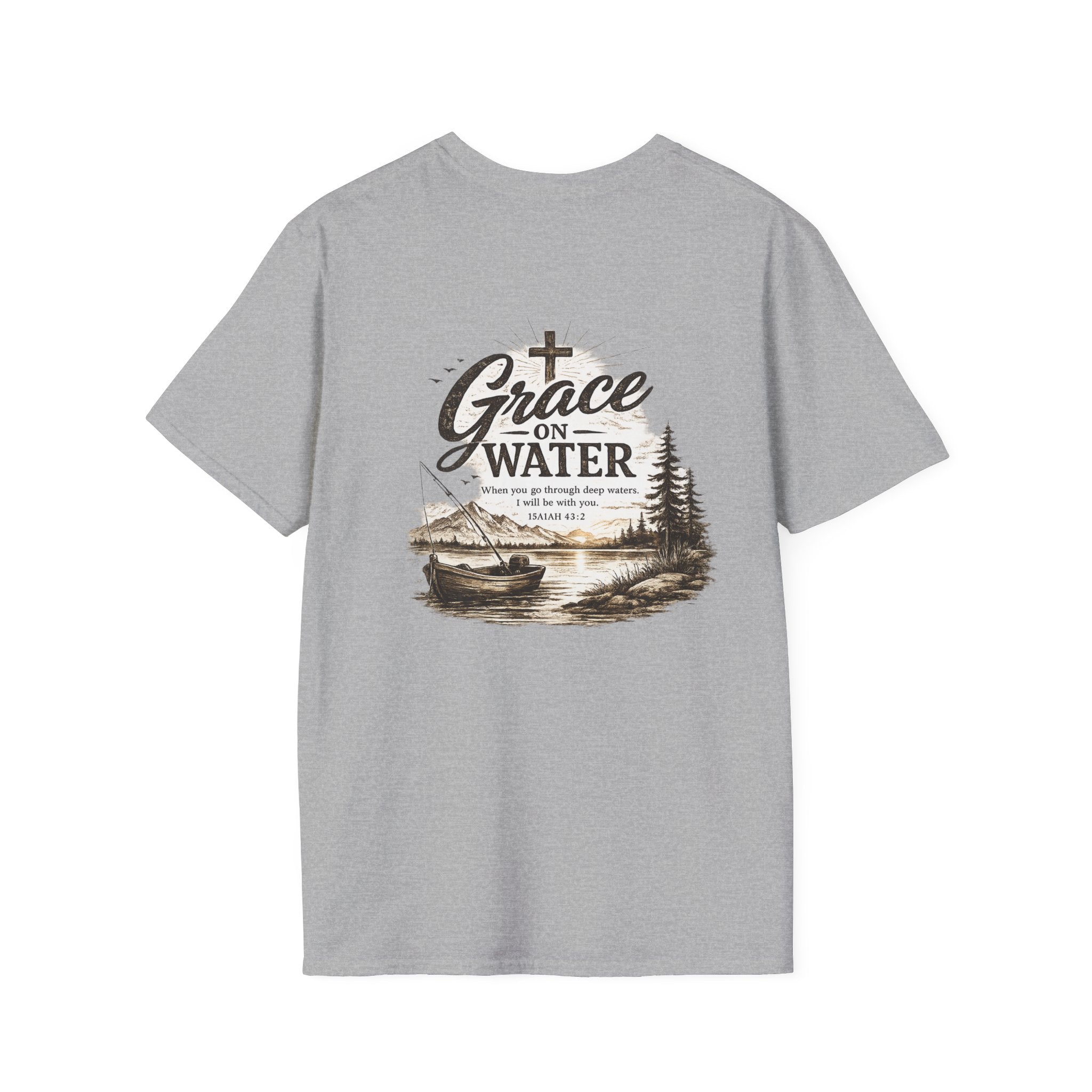 Grace on Water T-Shirt — Minimal Christian Tee