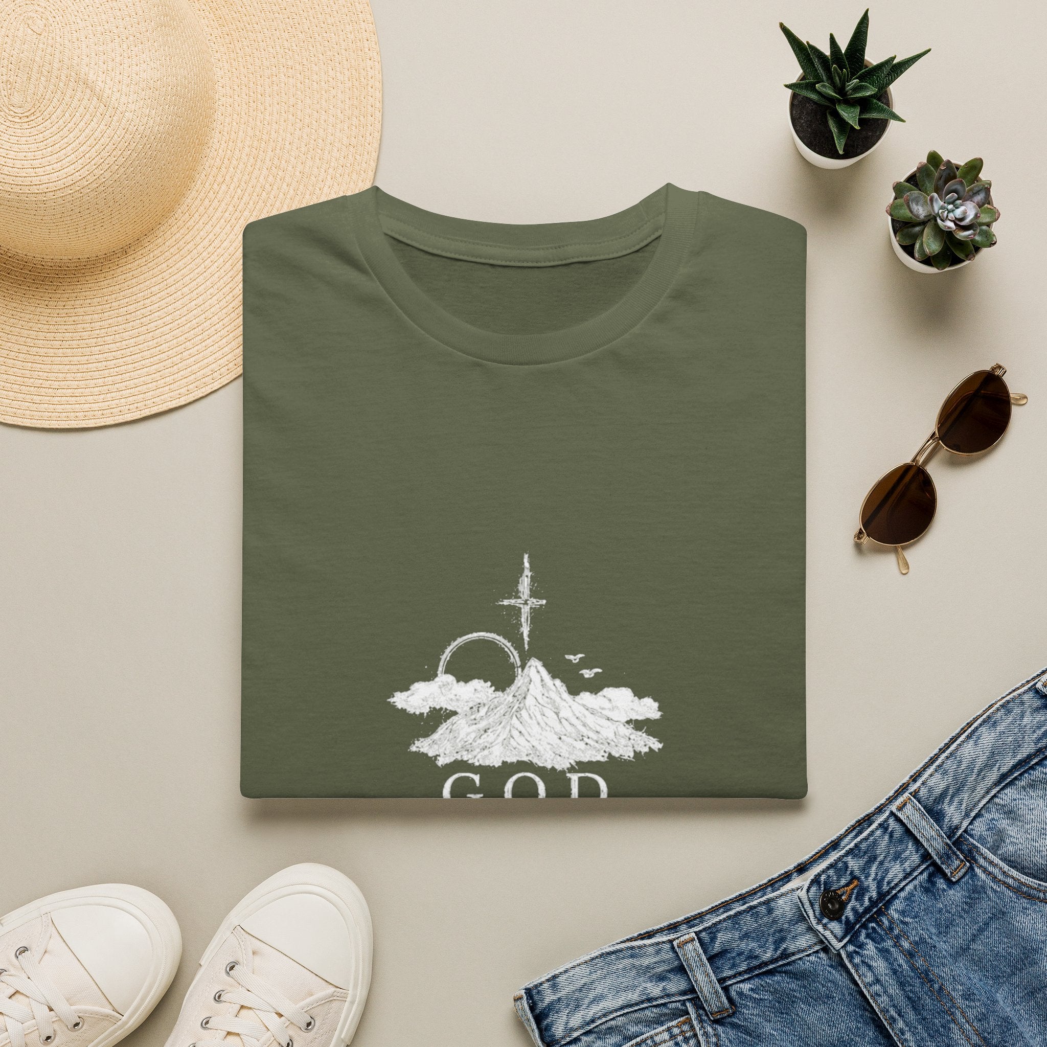 God Is Greater Than The Highs And Lows T-Shirt — Faith Christian Tee