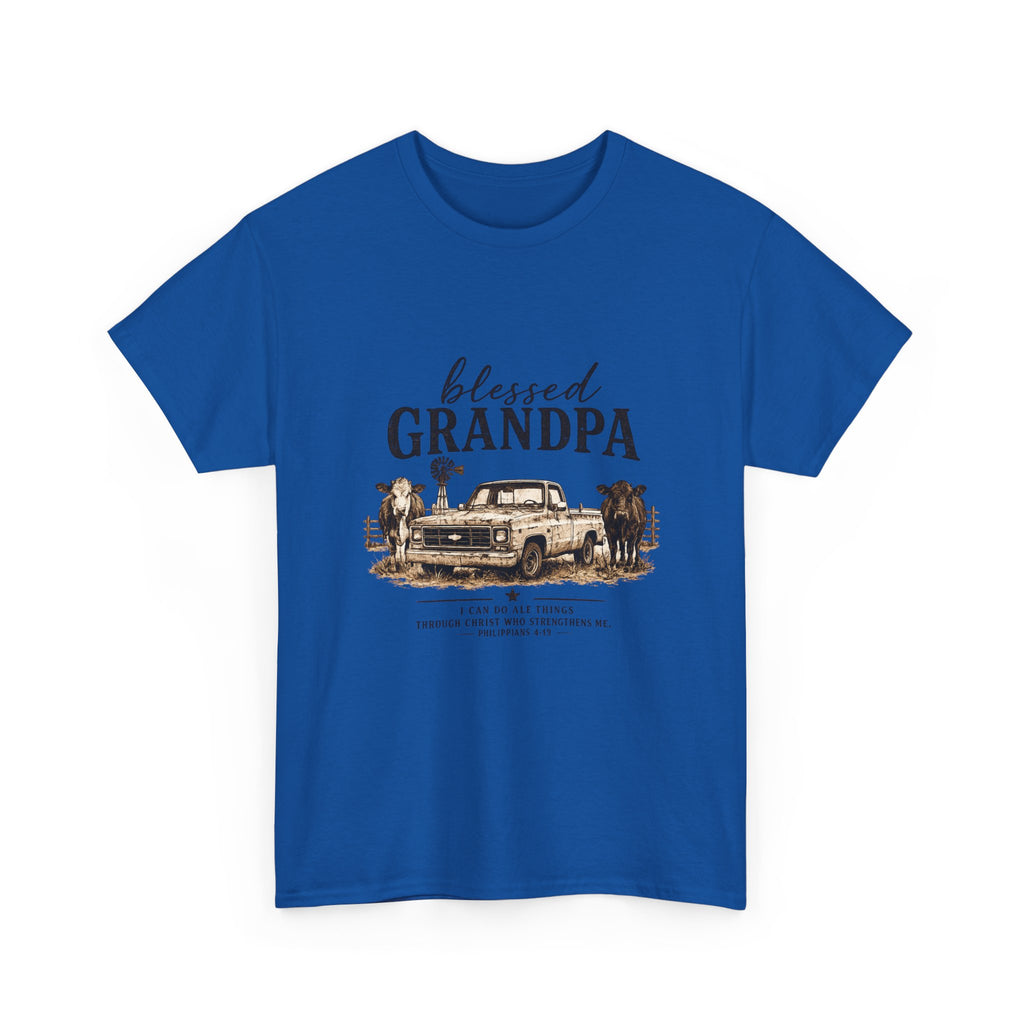 Blessed Grandpa Vintage Truck Tee
