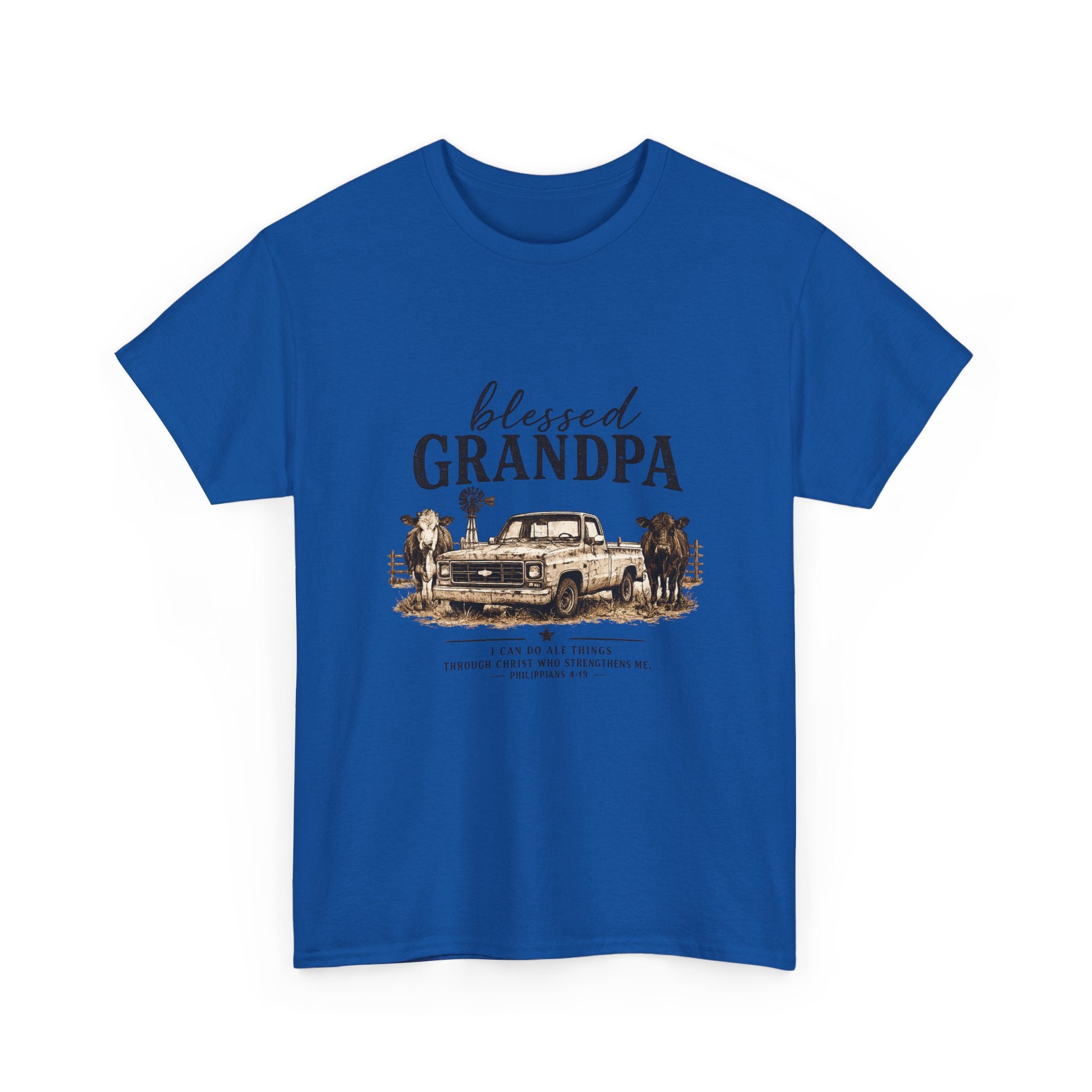 Blessed Grandpa Vintage Truck Tee
