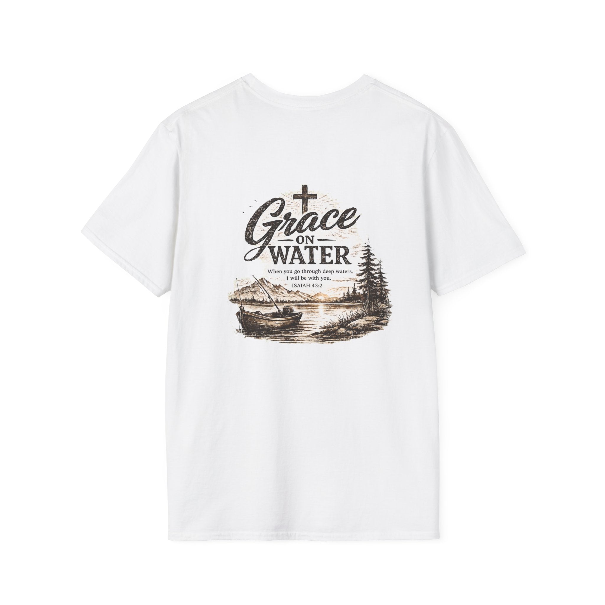 Grace on Water T-Shirt — Minimal Christian Tee