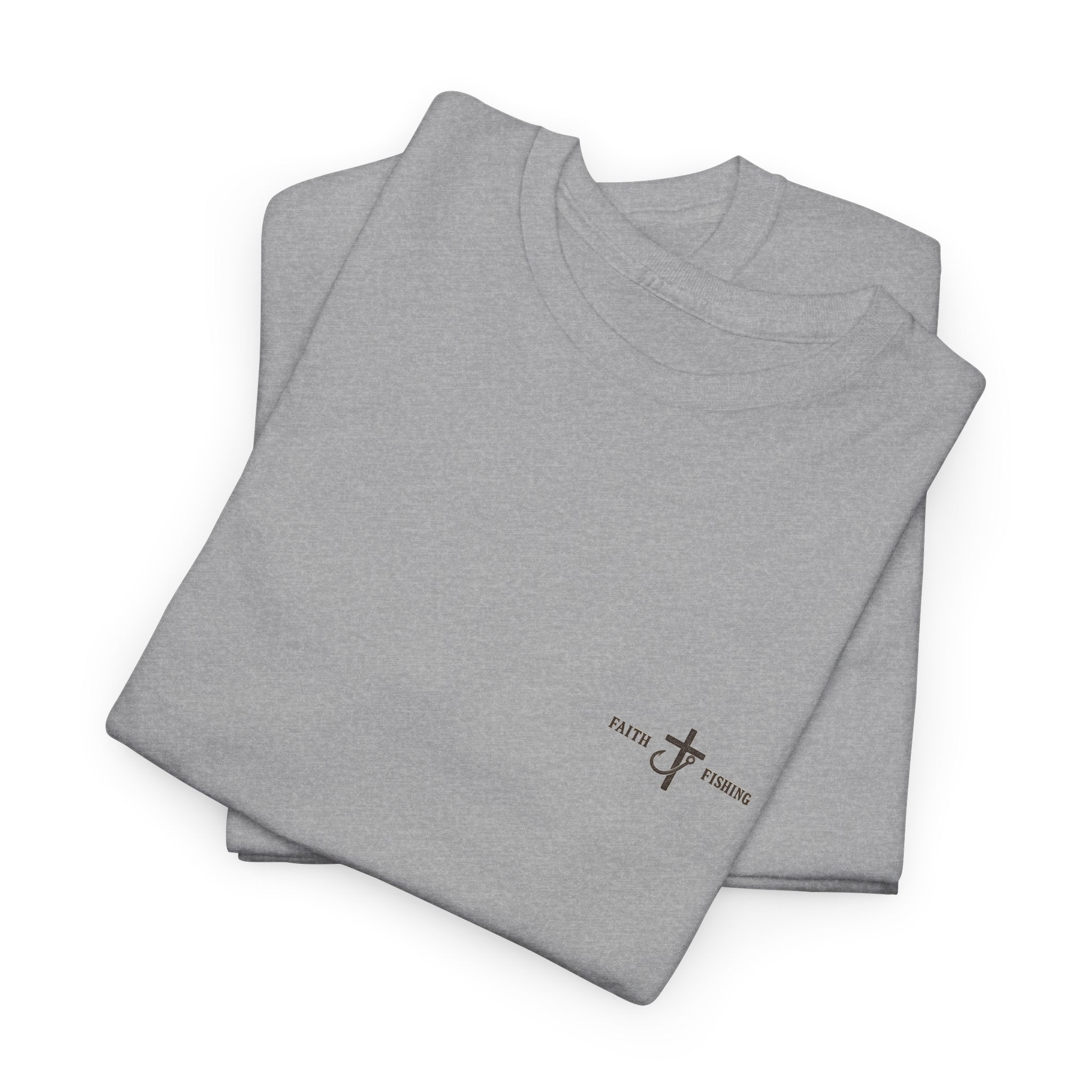 Heaven's Tackle Box T-Shirt — Grace, Hope & Faith Fishing Graphic Tee