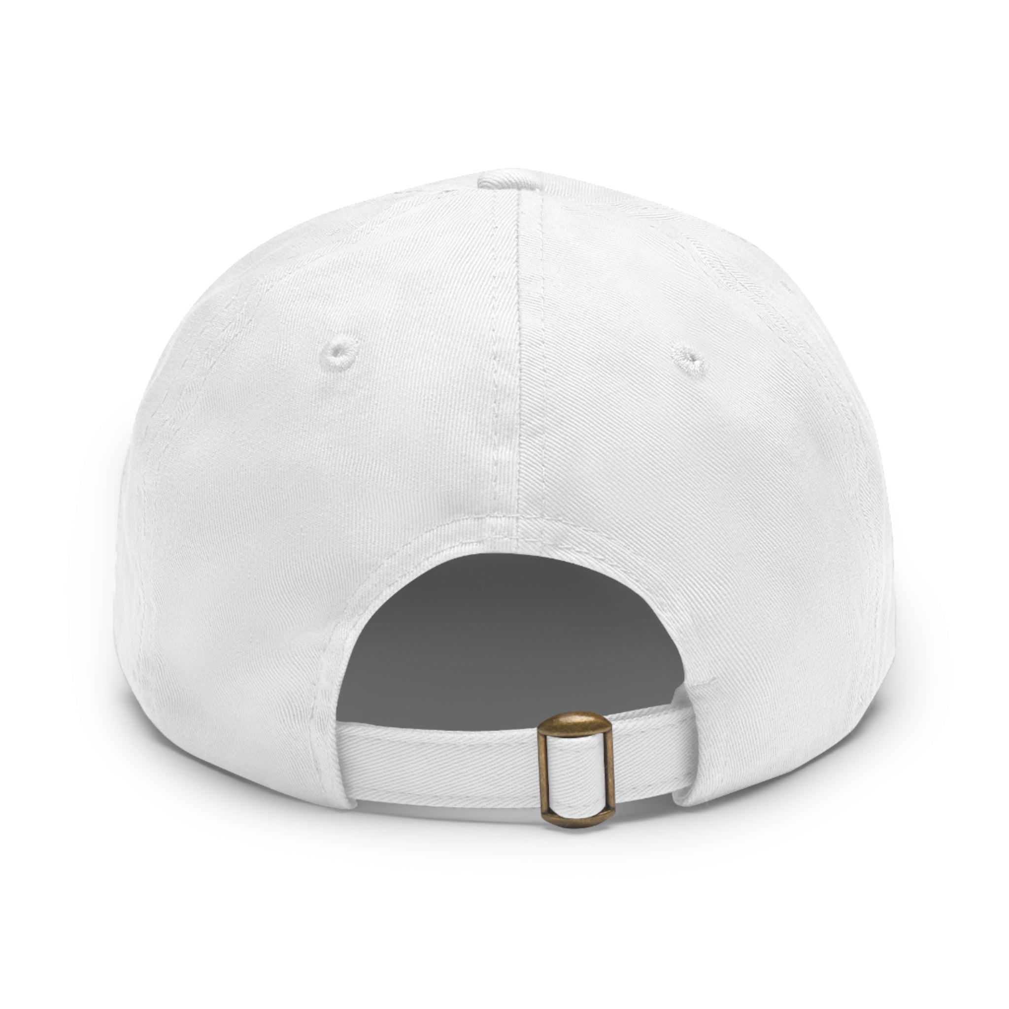 Cast and Follow Leather Patch Dad Hat — Fishing & Faith Baseball Cap