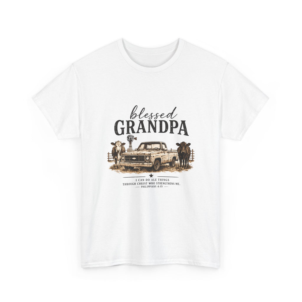 Blessed Grandpa Vintage Truck Tee