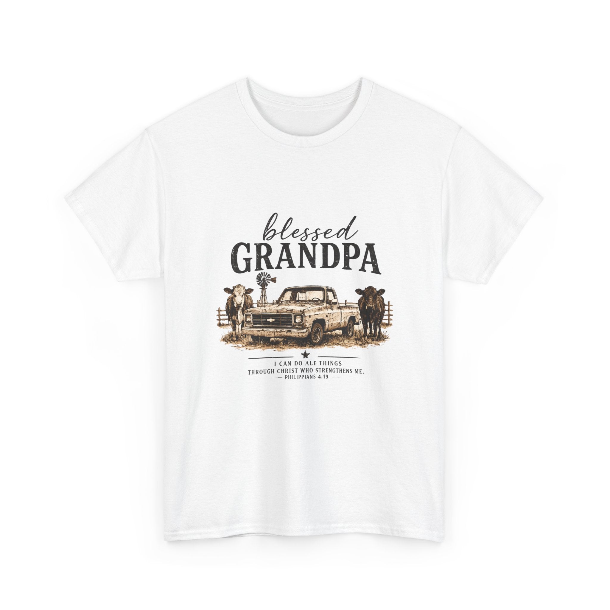 Blessed Grandpa Vintage Truck Tee