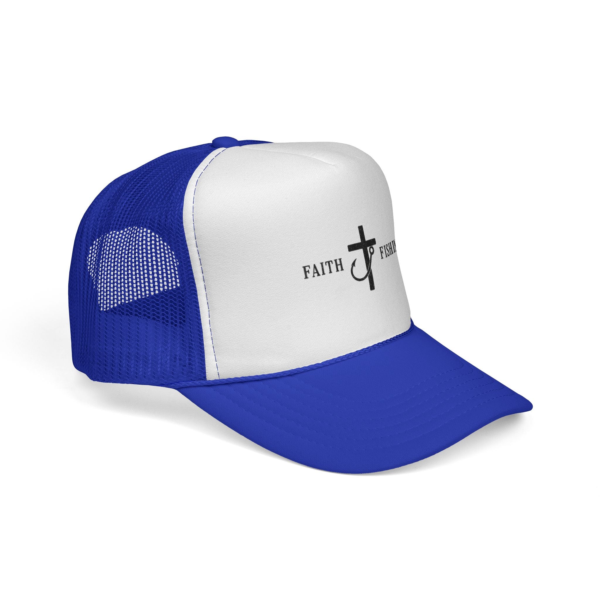 Faith & Fishing Trucker Cap — Christian Fishing Hat