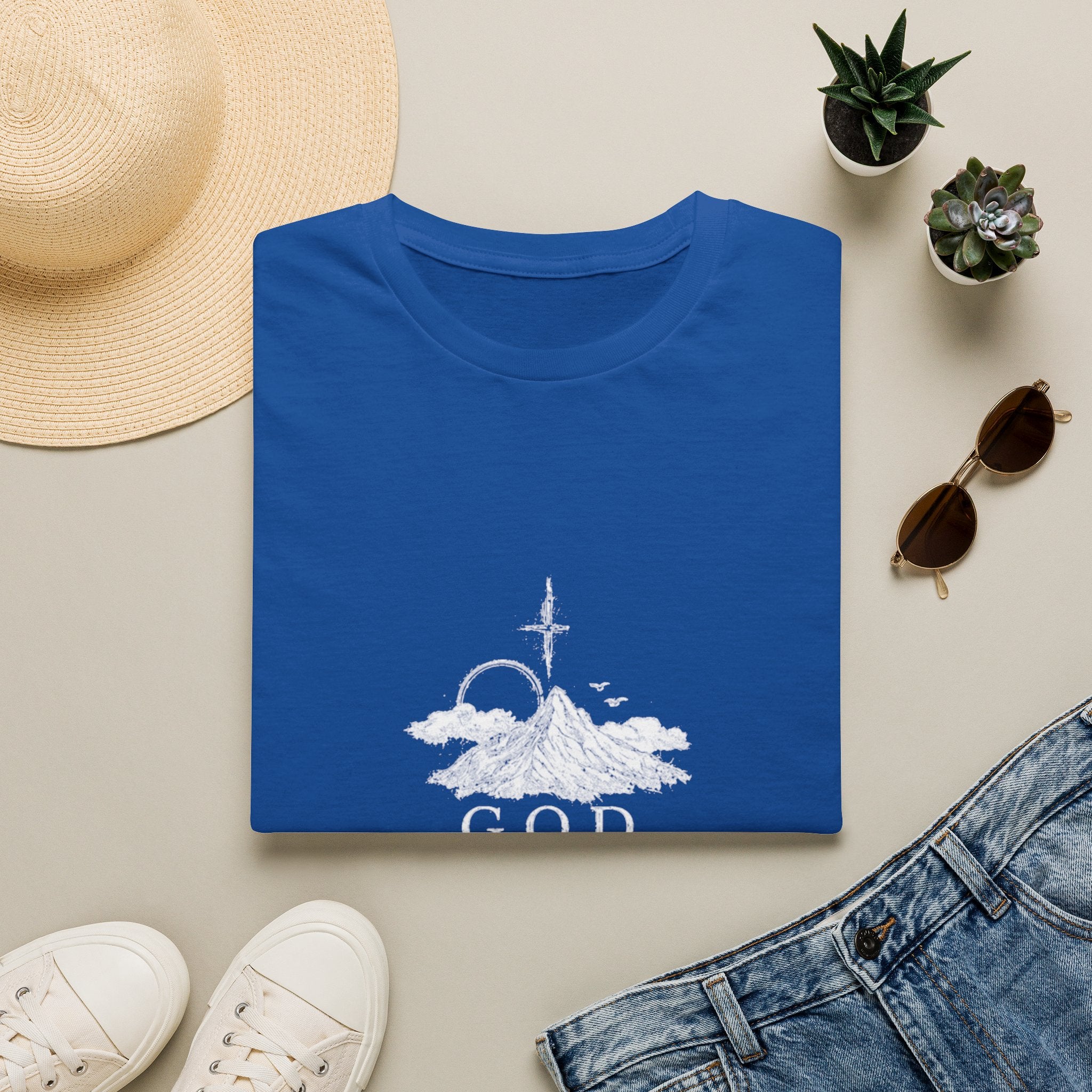 God Is Greater Than The Highs And Lows T-Shirt — Faith Christian Tee