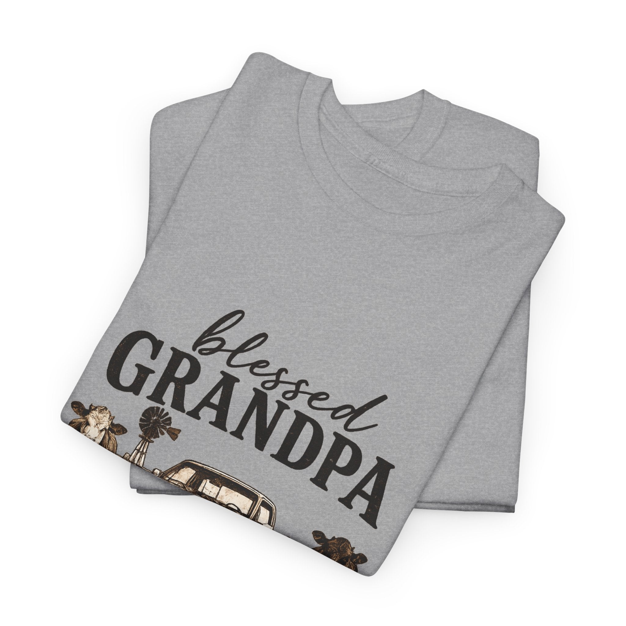 Blessed Grandpa T-Shirt – Vintage Truck Family Tee for Grandfathers