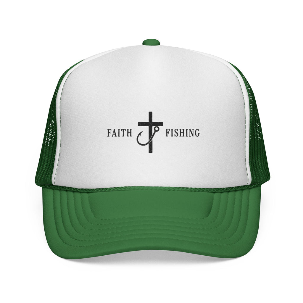Faith & Fishing Trucker Cap — Christian Fishing Hat