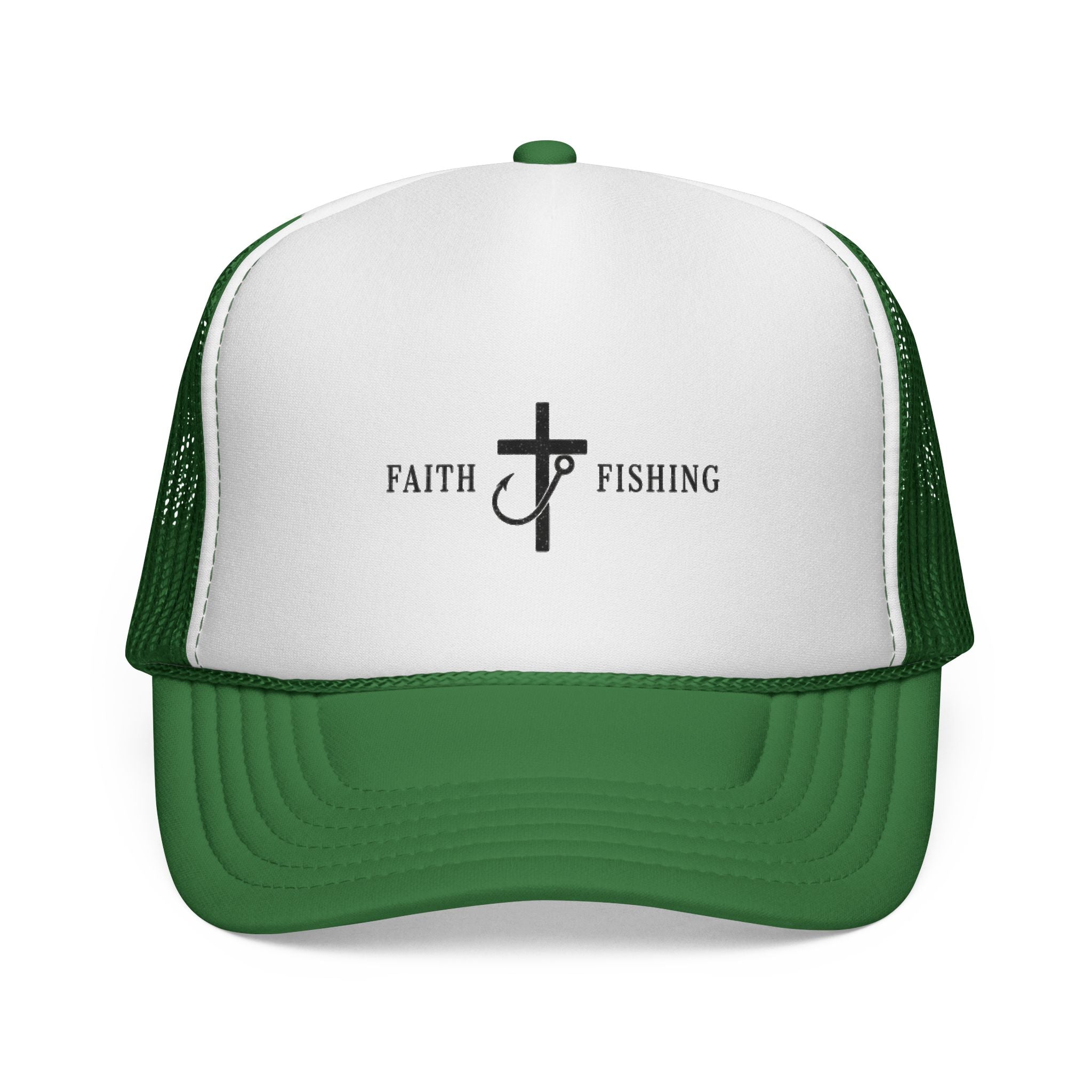 Faith & Fishing Trucker Cap — Christian Fishing Hat